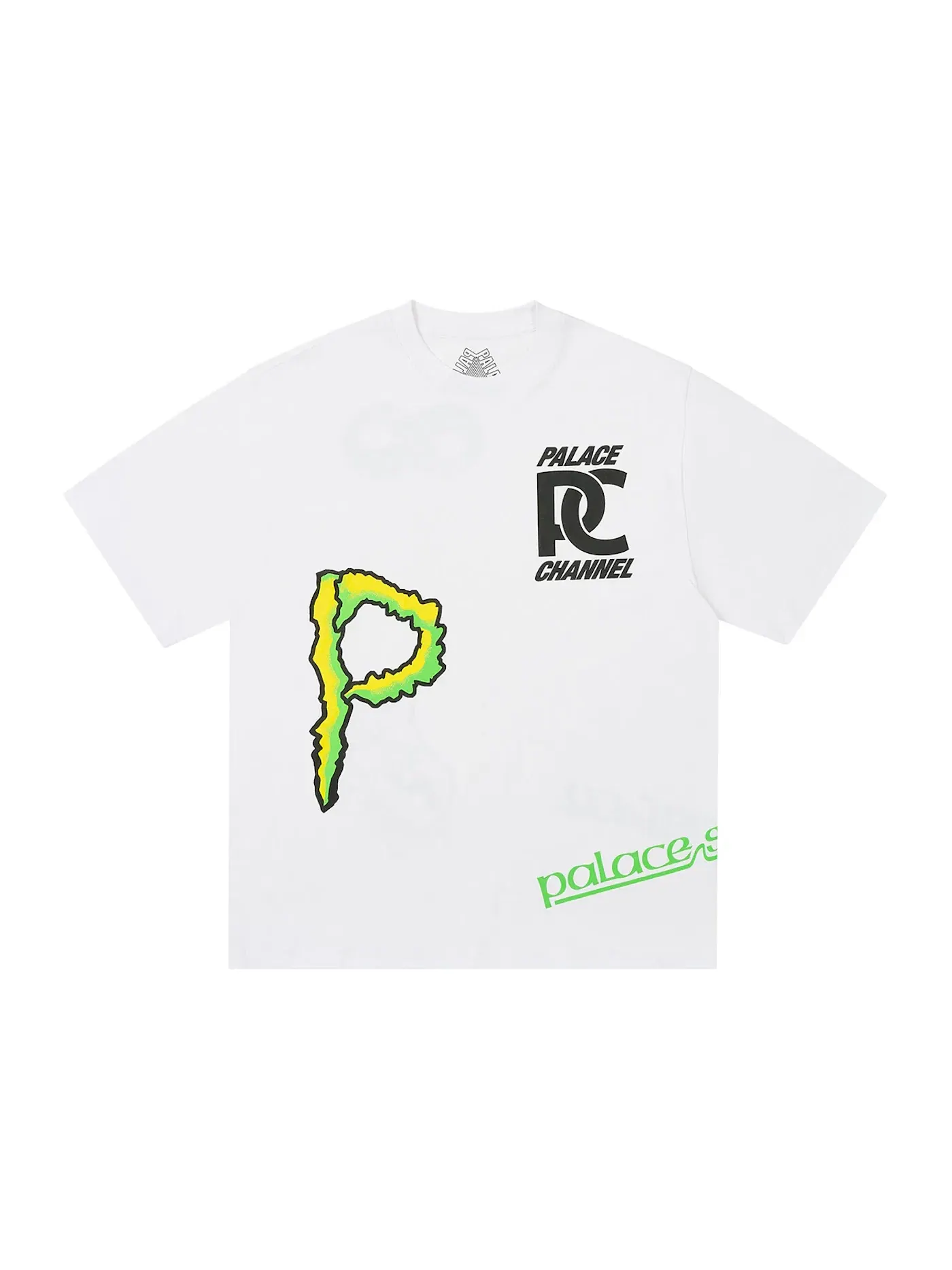 Мужская футболка с принтом Palace T-Shirt — изображение 1 из 2, белый