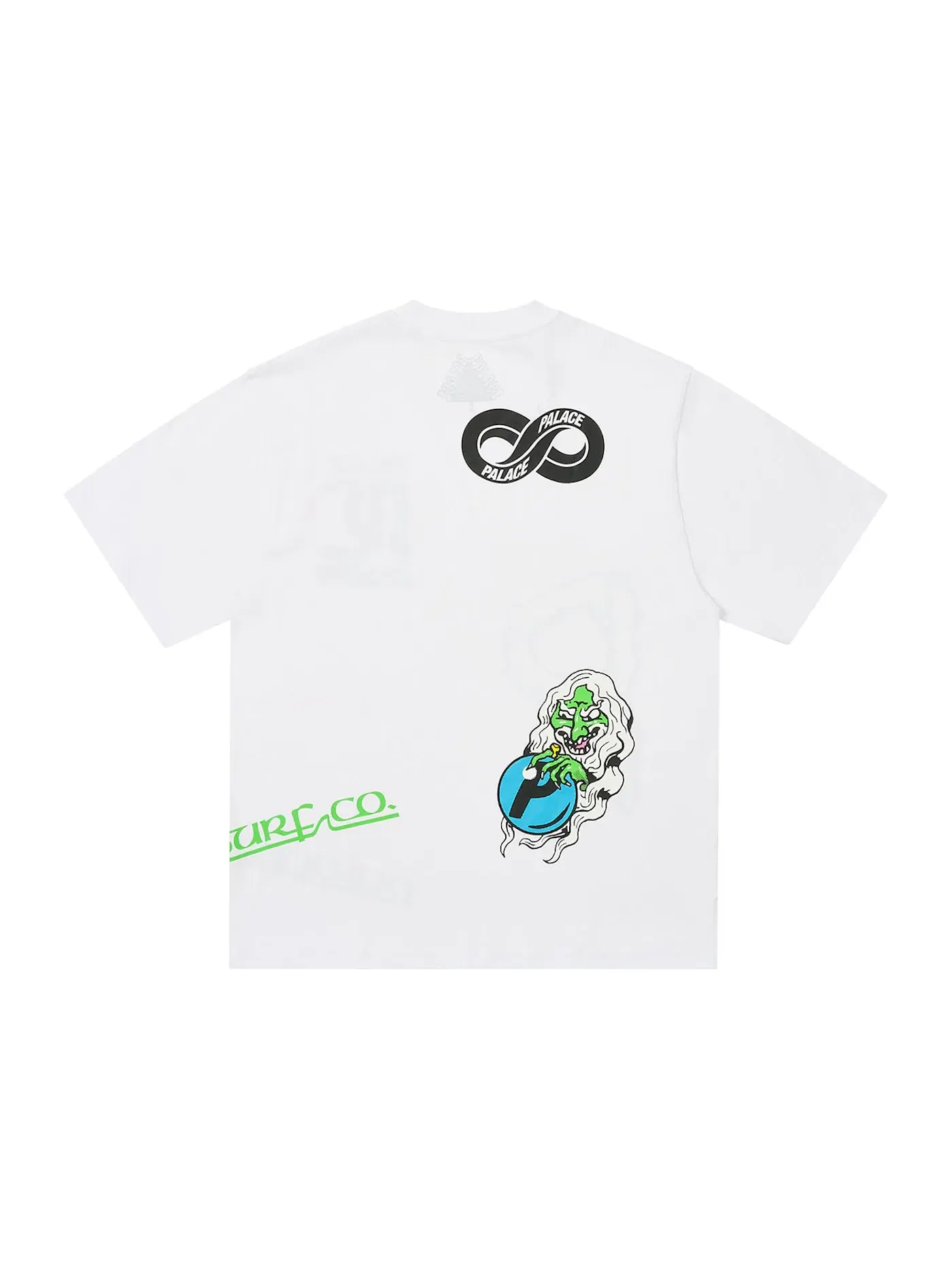 Мужская футболка с принтом Palace T-Shirt — изображение 2 из 2, белый