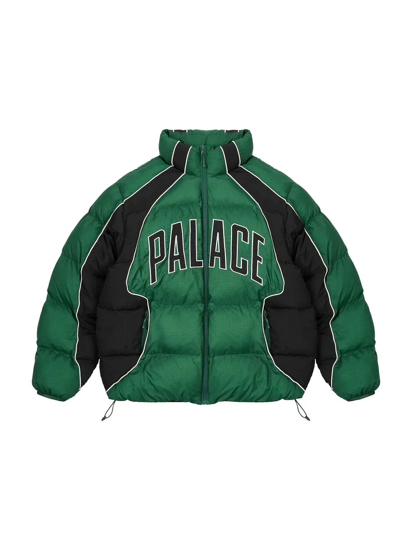 Мужская куртка-пуховик Palace Sport Mit Puffer Jacket — изображение 1 из 2, зеленый черный