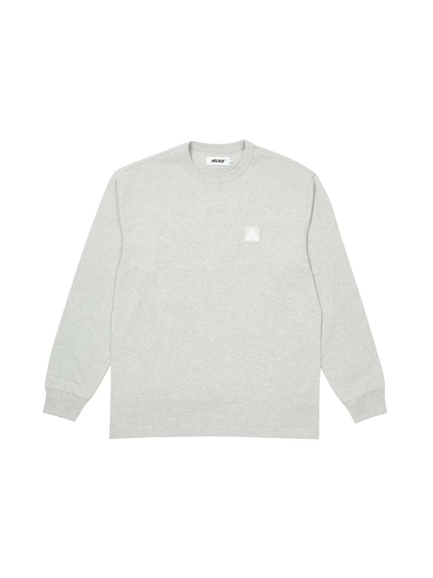 Мужская футболка с длинным рукавом с принтом Palace Square Patch Longsleeve Palace — изображение 1 из 1, серый