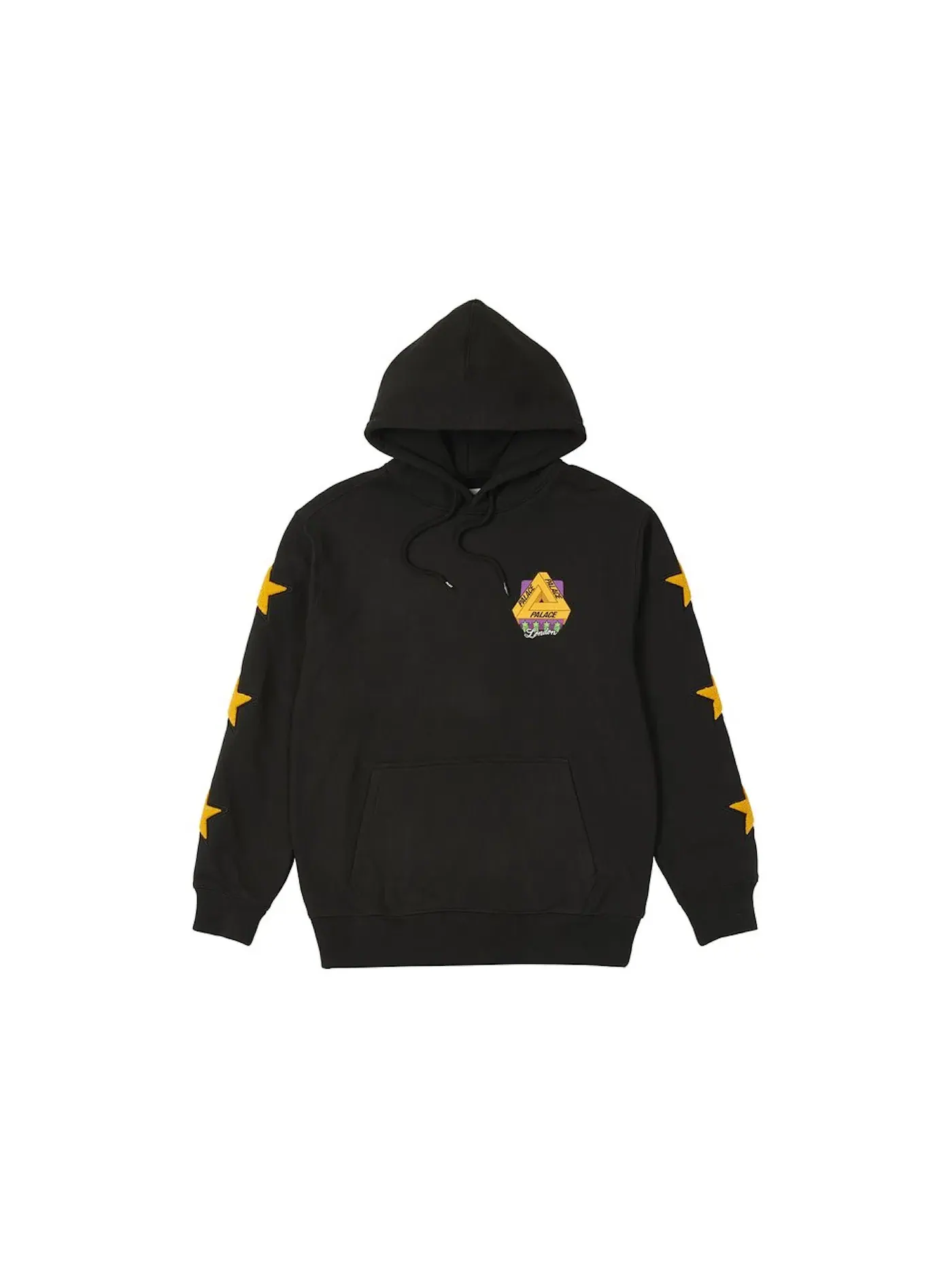 Мужской худи с принтом Palace Hood — изображение 2 из 2, черный