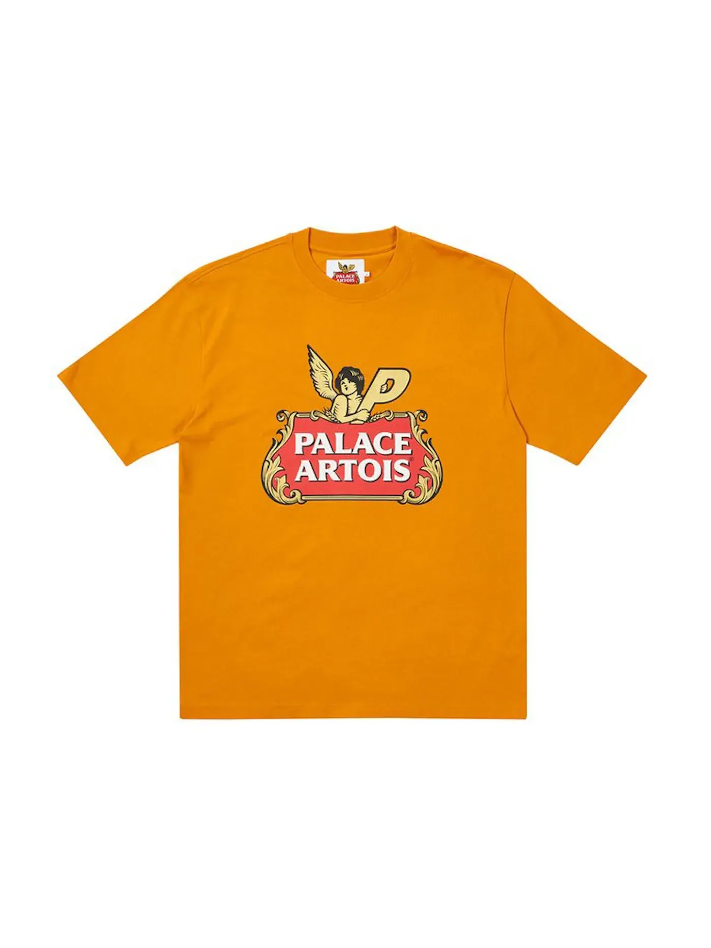 Мужская футболка с принтом Palace Stella Artois Cartouche T-shirt — изображение 1 из 1, золото