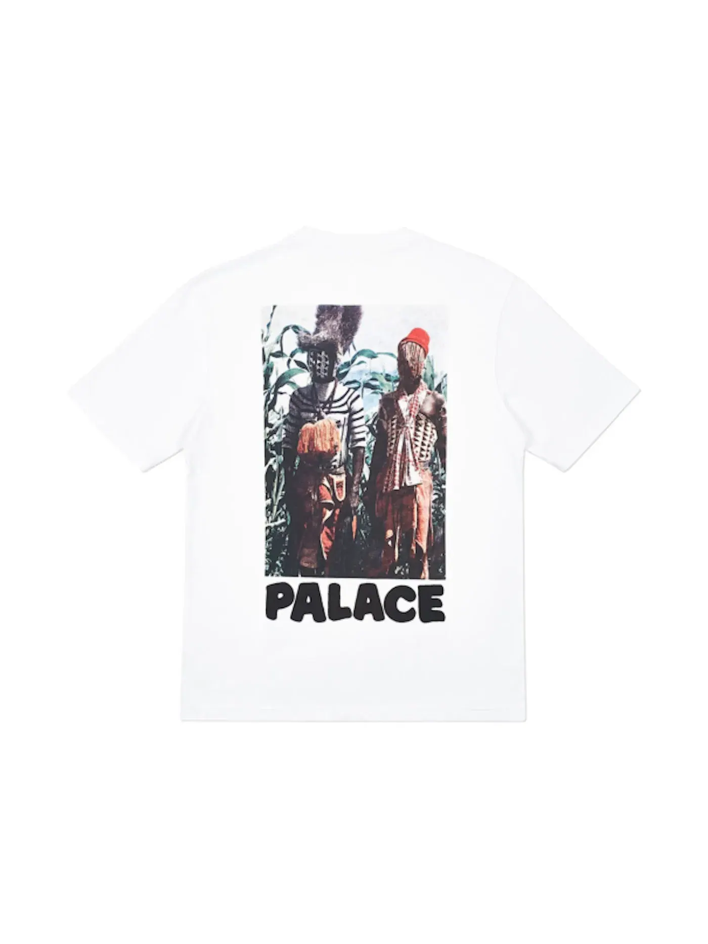 Мужская футболка с принтом Palace T-shirt — изображение 2 из 2, белый