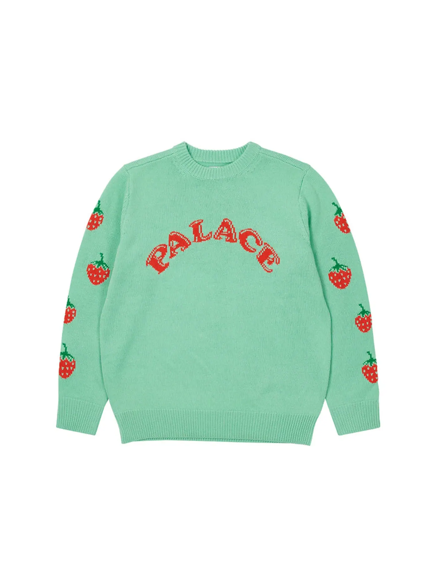 Мужской свитер с принтом Palace Knit — изображение 1 из 2, зеленый