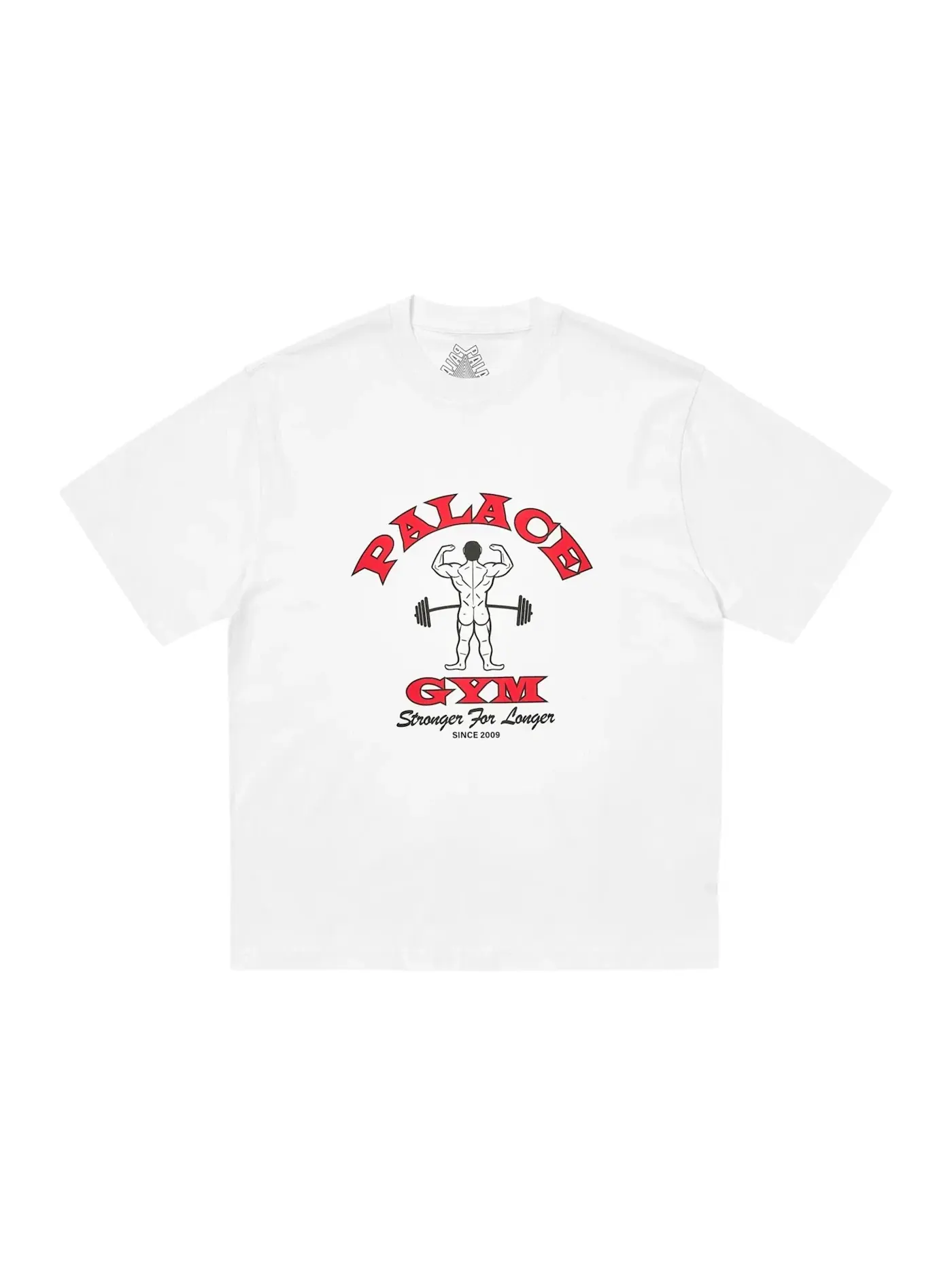 Мужская футболка с принтом Palace Stronger For Longer — изображение 1 из 1, белый