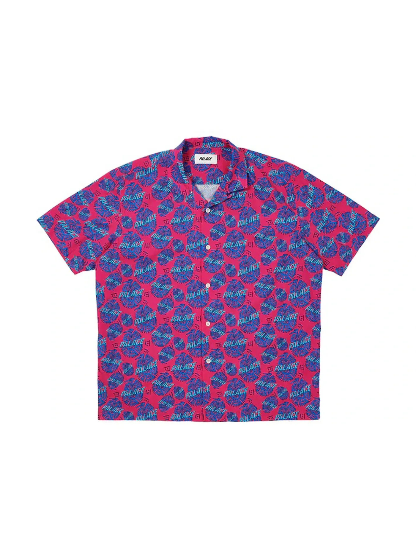 Мужская рубашка с коротким рукавом Palace Shirt — изображение 1 из 2, розовый