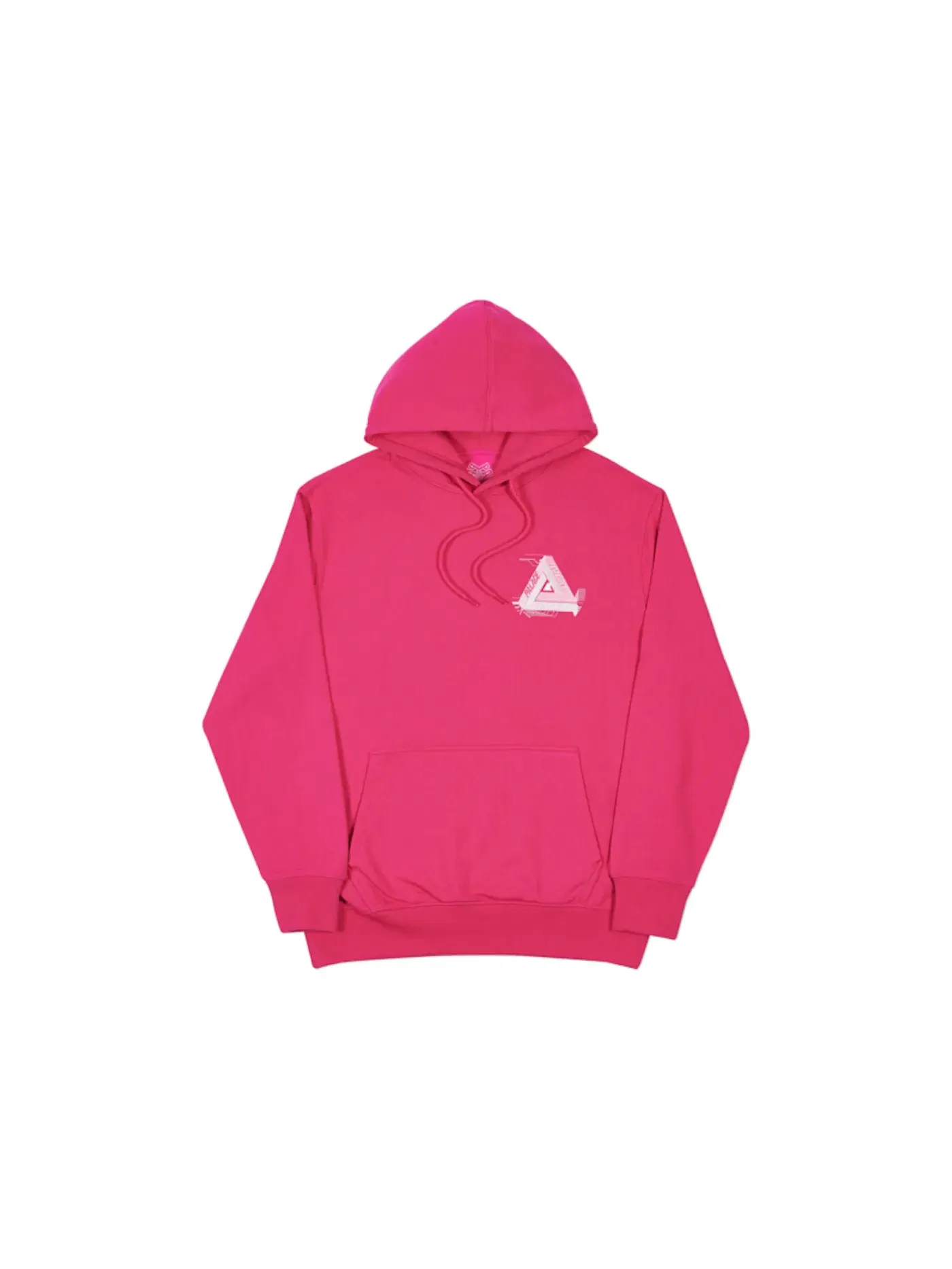 Мужская худи с принтом Palace Hood — изображение 1 из 2, розовый/серый