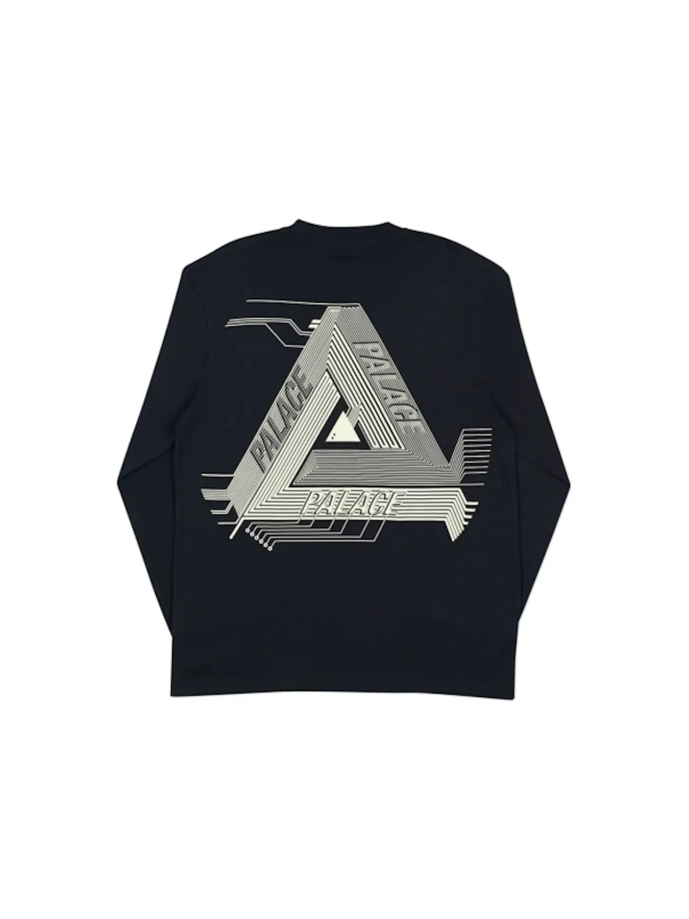 Мужская футболка с длинным рукавом Longsleeve Palace — изображение 2 из 2, черный