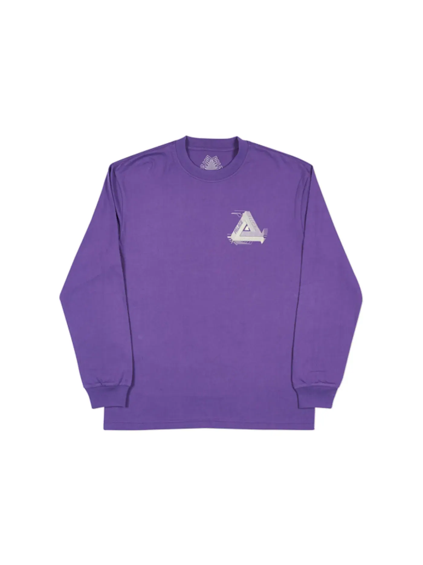 Мужской лонгслив с принтом Palace Longsleeve — изображение 1 из 2, фиолетовый/серый