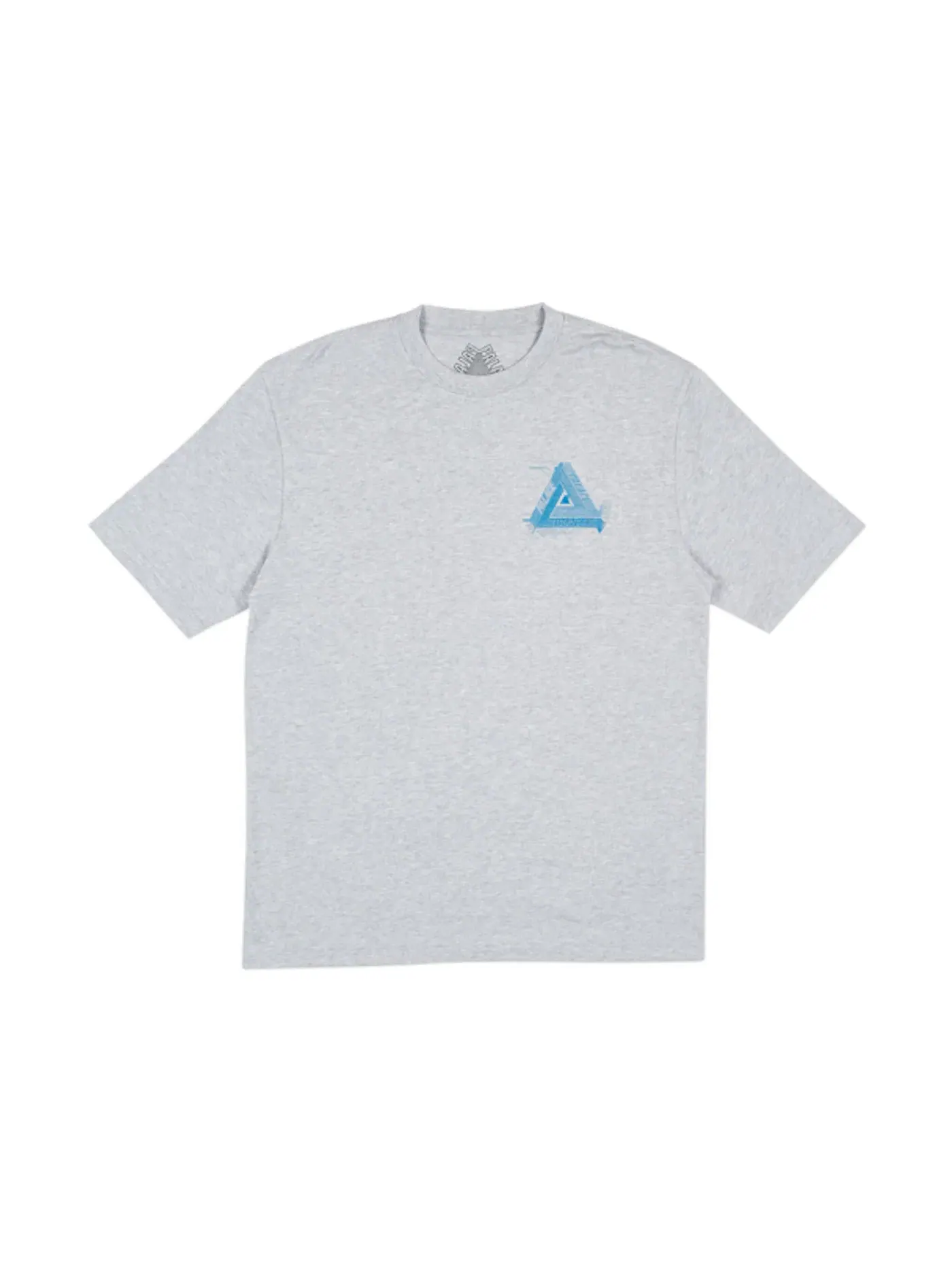 Мужская футболка с принтом Palace T-shirt — изображение 1 из 2, серый/синий