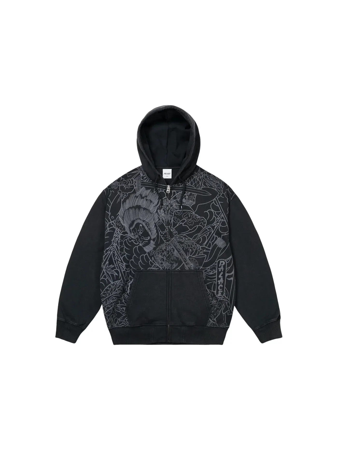 Мужская худи Palace Susanoo Zip Hood — изображение 1 из 2, черный