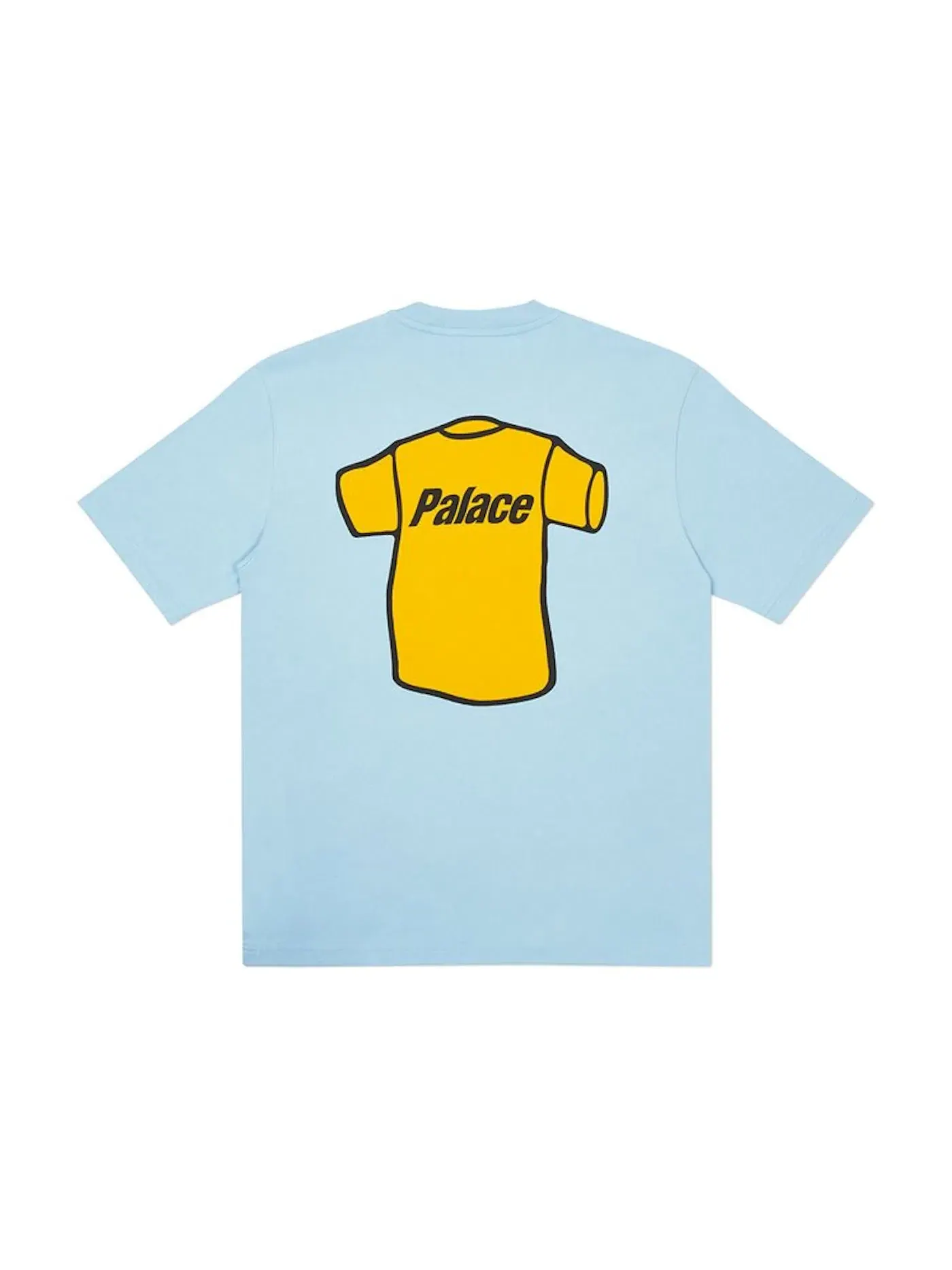 Мужская футболка с принтом Palace T-Shirt — изображение 1 из 2, небесный