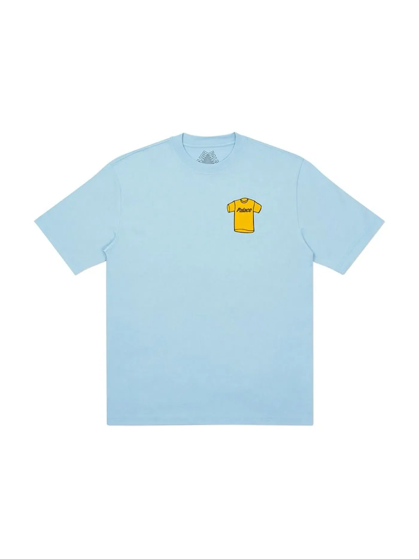 Мужская футболка с принтом Palace T-Shirt — изображение 2 из 2, небесный