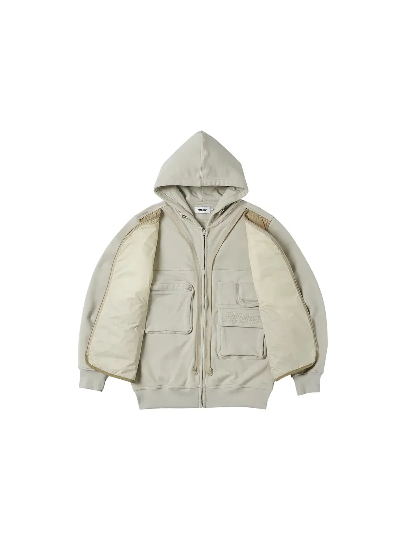 Мужская худи тактическая на молнии Palace Hood — изображение 2 из 3, кость