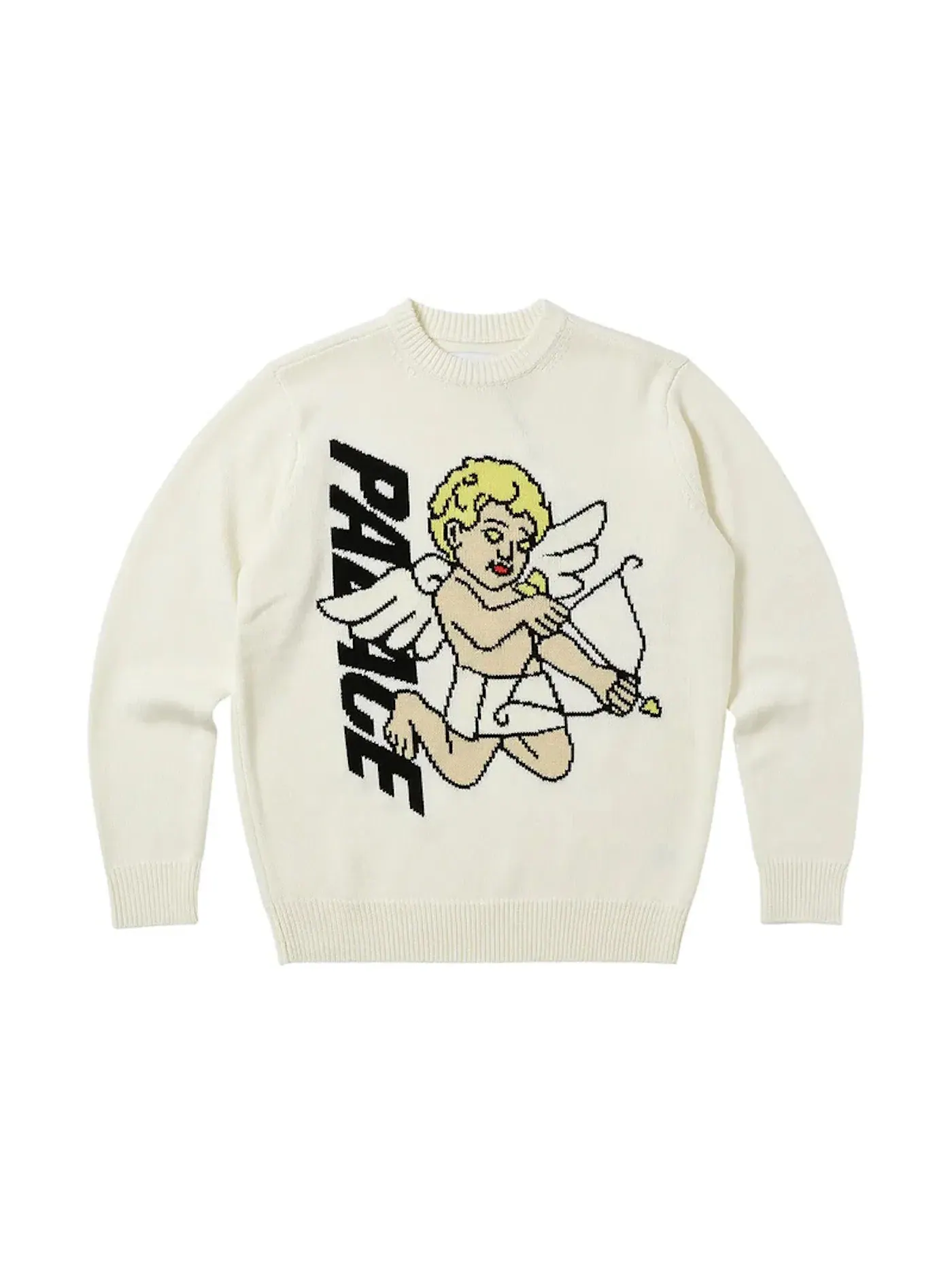 Мужской свитер с принтом Palace Knit — изображение 1 из 2, бежевый