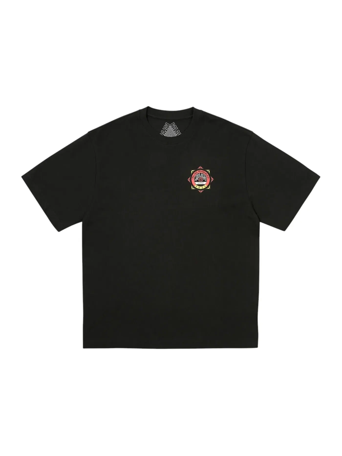 Мужская футболка с принтом Palace T-Shirt — изображение 2 из 2, черный