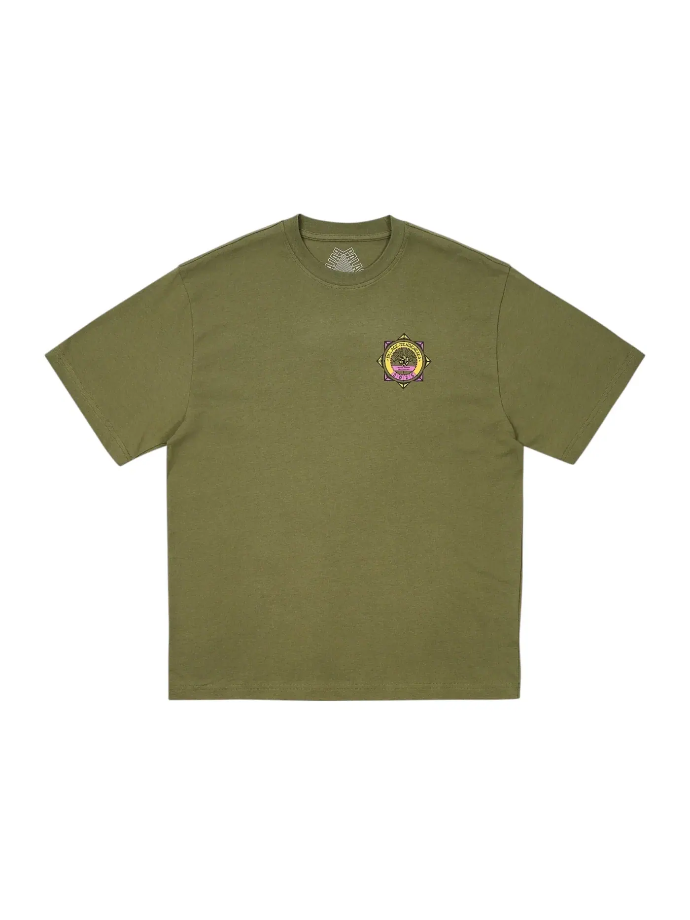 Мужская футболка с принтом Palace T-Shirt — изображение 2 из 2, глубокий зеленый