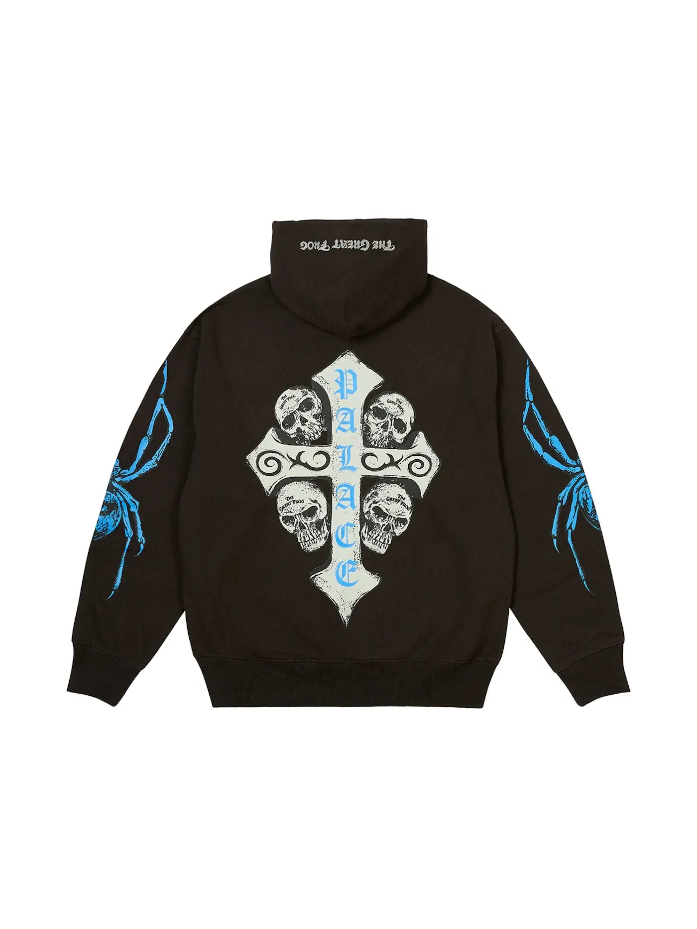 Мужская худи Palace Hood — изображение 2 из 2, черный