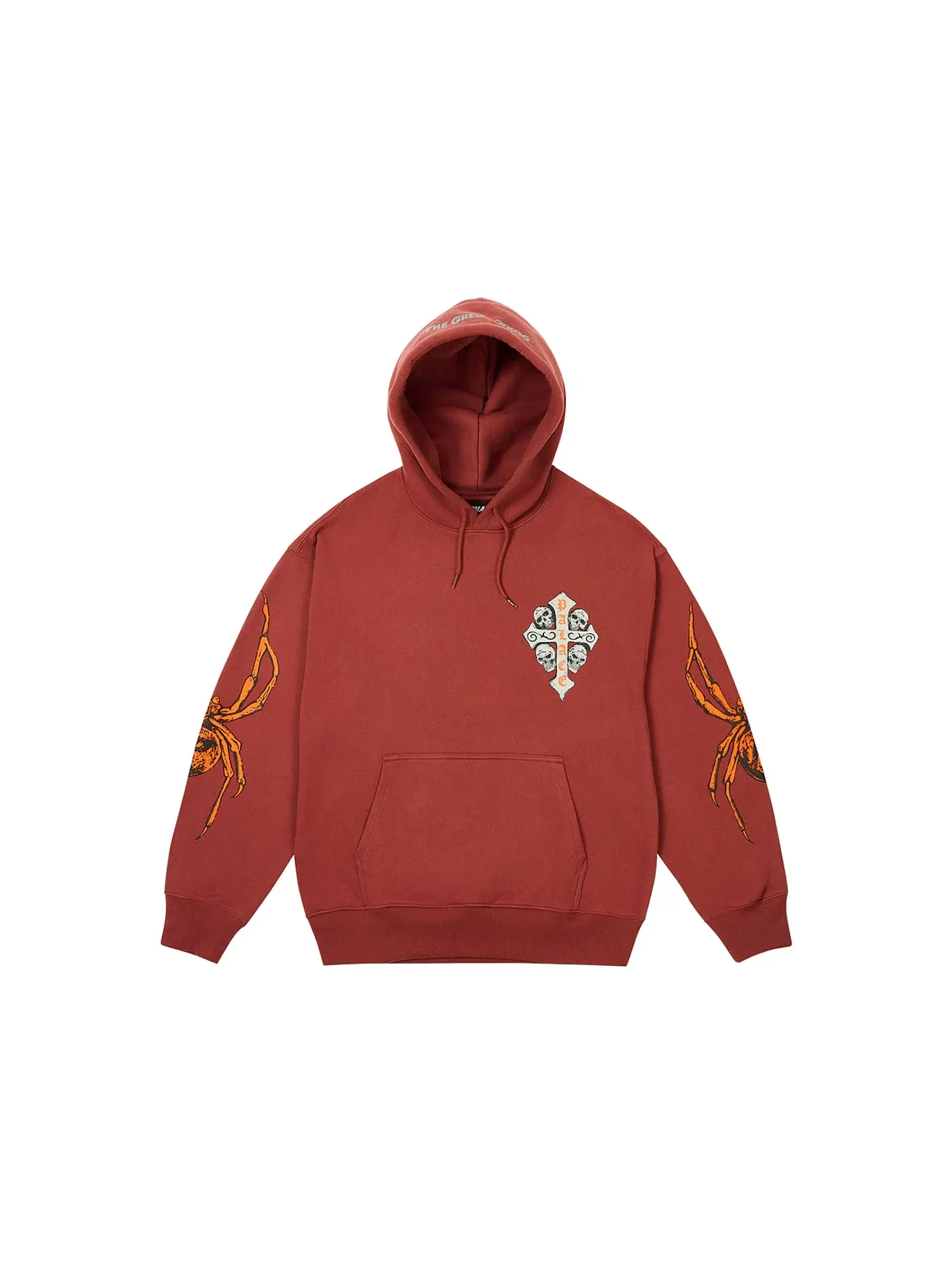 Мужской худи с капюшоном Palace TGF Hood Brown — изображение 1 из 2, коричневый