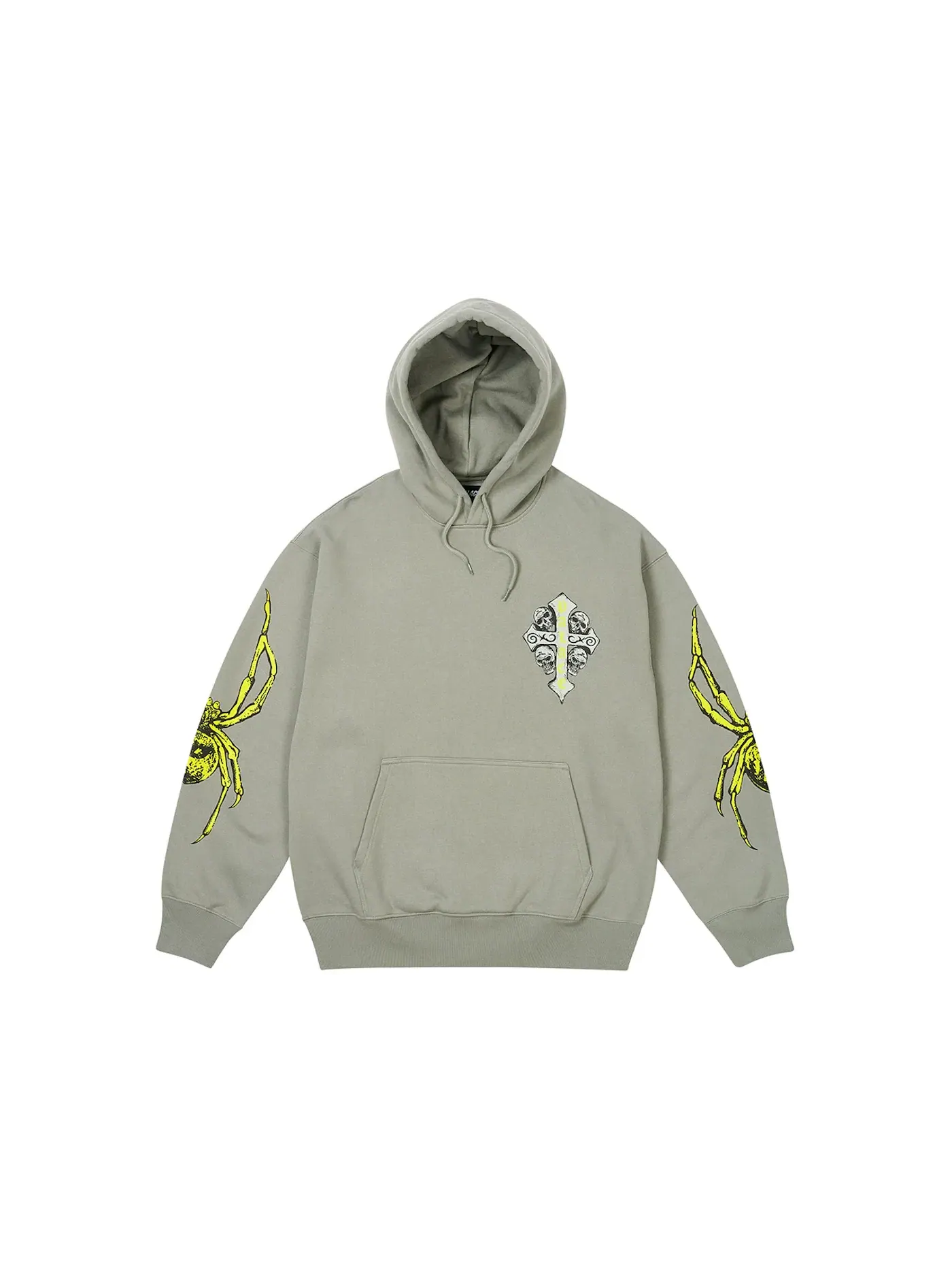 Мужской худи с длинным рукавом Palace Hood — изображение 1 из 2, серый
