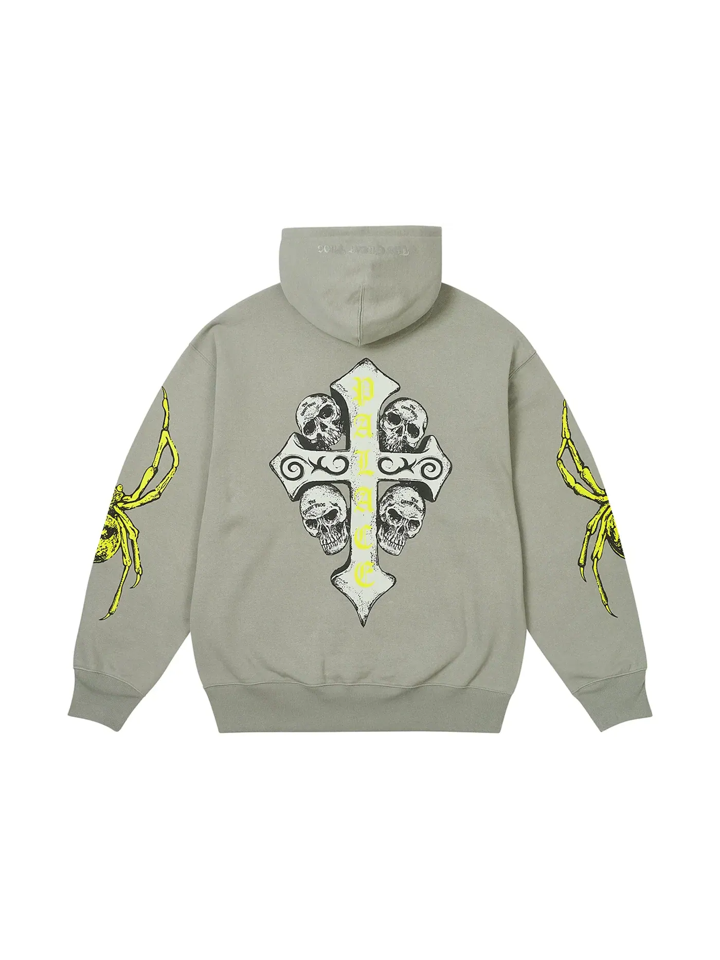 Мужской худи с длинным рукавом Palace Hood — изображение 2 из 2, серый