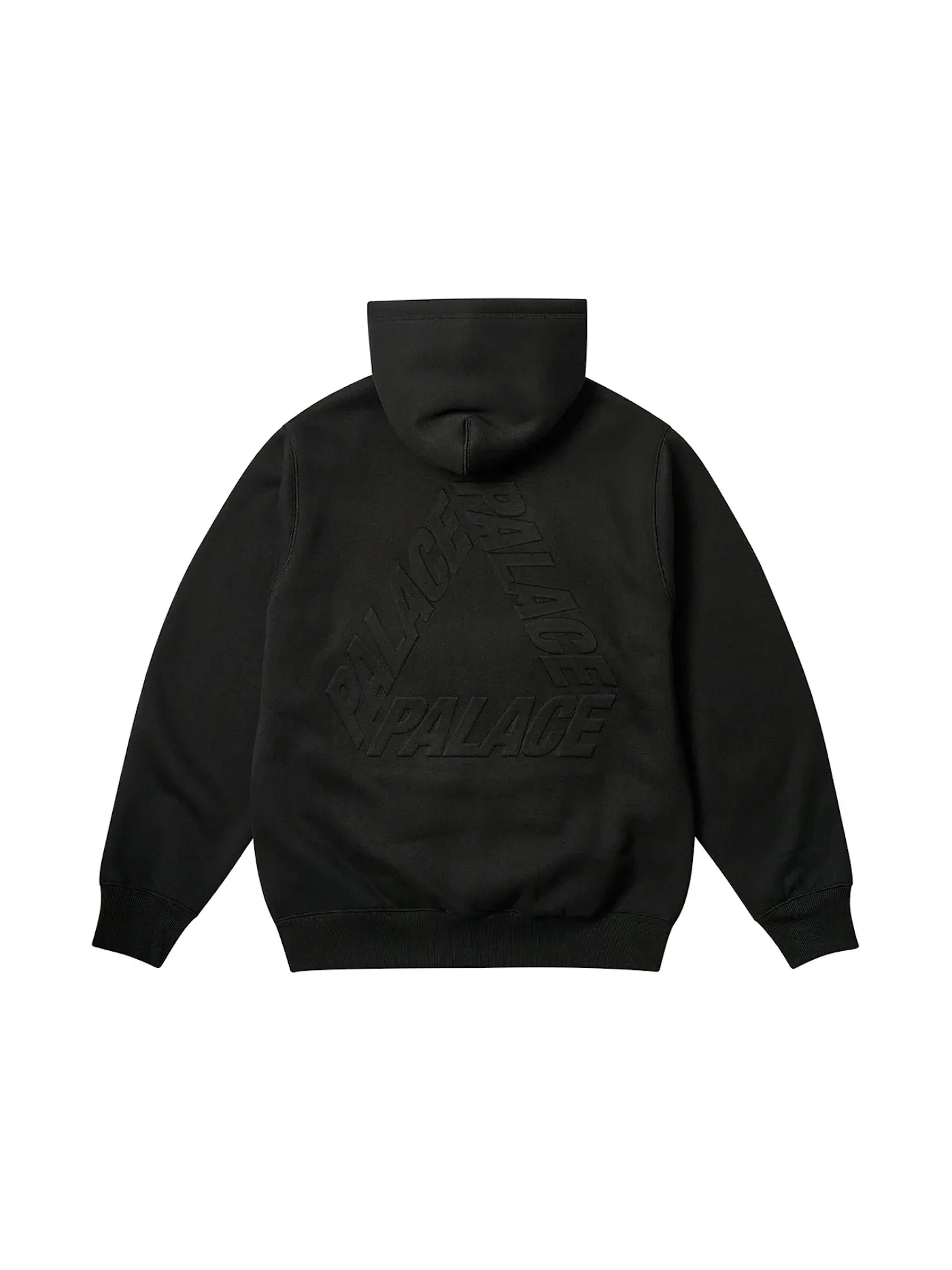 Мужская худи с принтом Palace Thermal Embossed P3 Zip Hood — изображение 3 из 3, черный