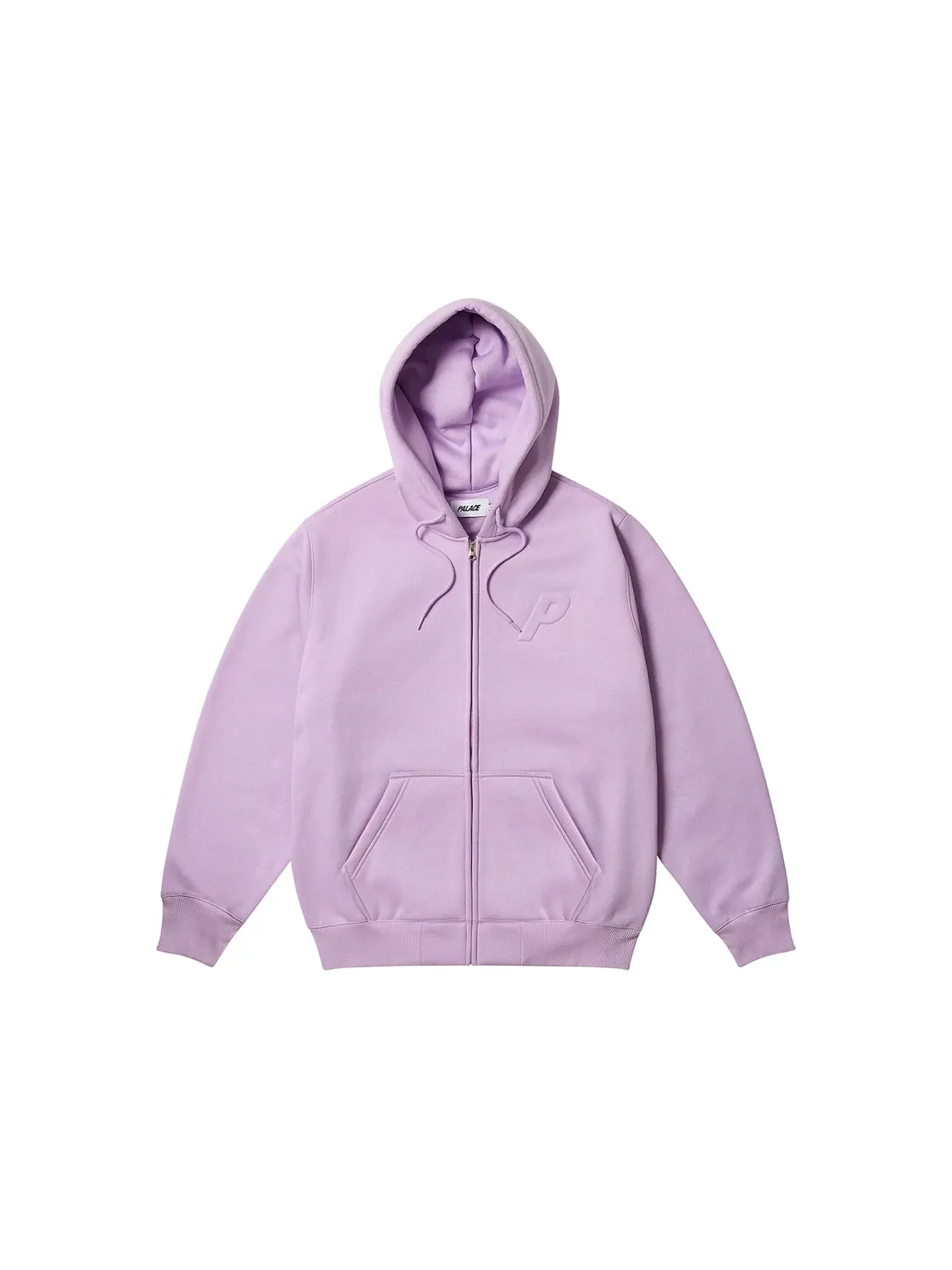 Мужская худи с молнией Palace Thermal Embossed P3 Zip Hood — изображение 1 из 3, фиолетовый