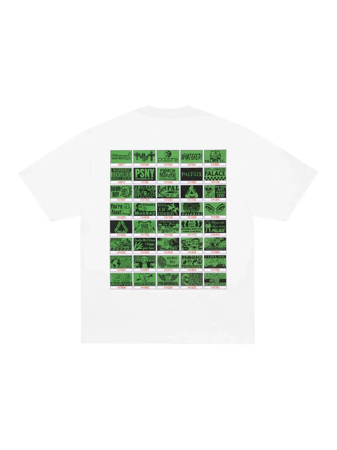 Мужская футболка с длинным рукавом Palace T-Shirt White — изображение 2 из 2