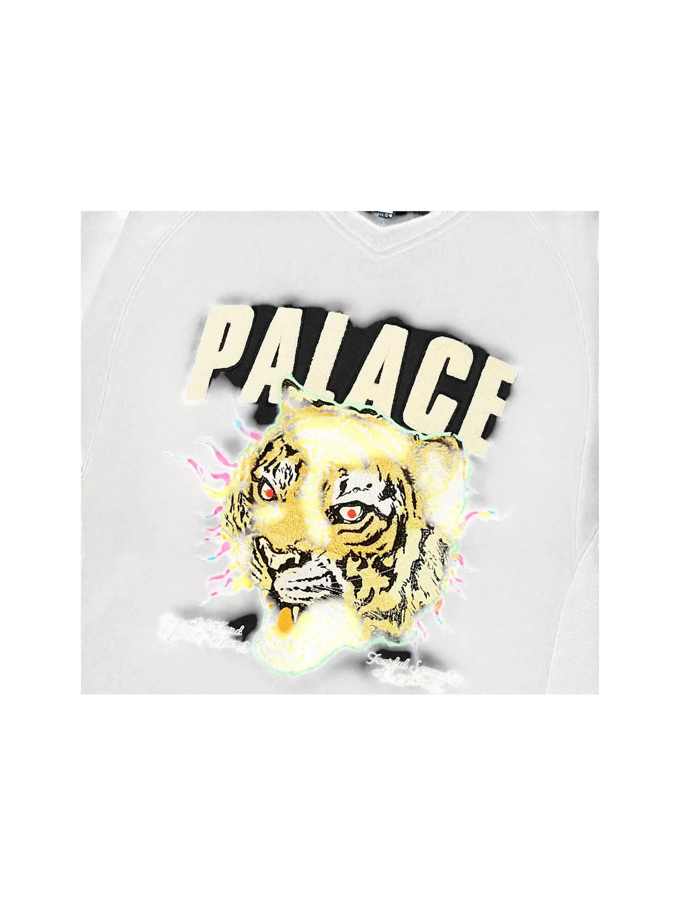 Мужской свитшот Palace Tora Tora Crew — изображение 2 из 2, черный