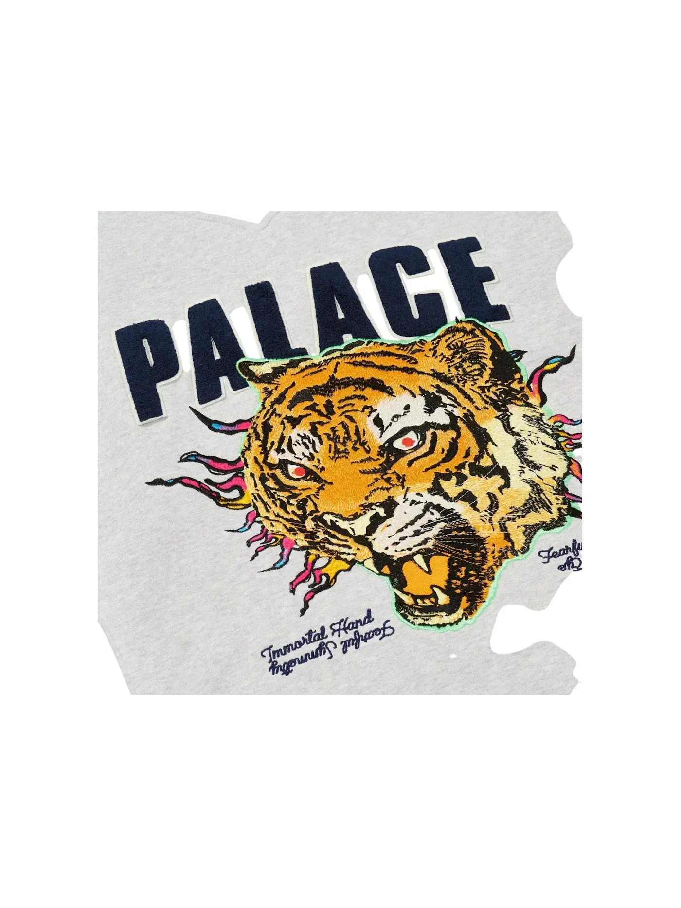 Мужской свитшот с длинным рукавом Palace Crew — изображение 2 из 2, серый