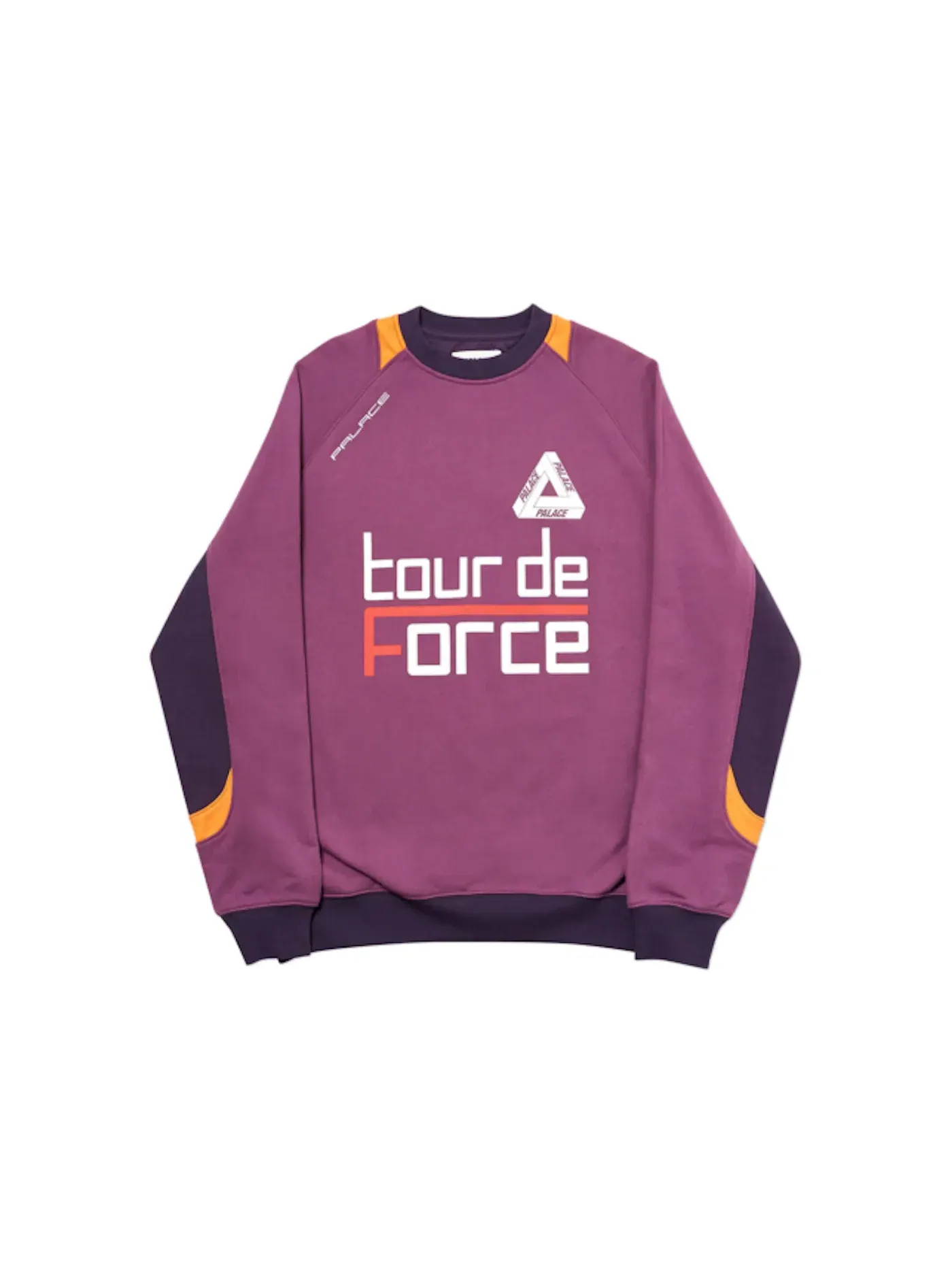 Мужской свитшот Palace Tour de Force Crew — изображение 1 из 2, фиолетовый