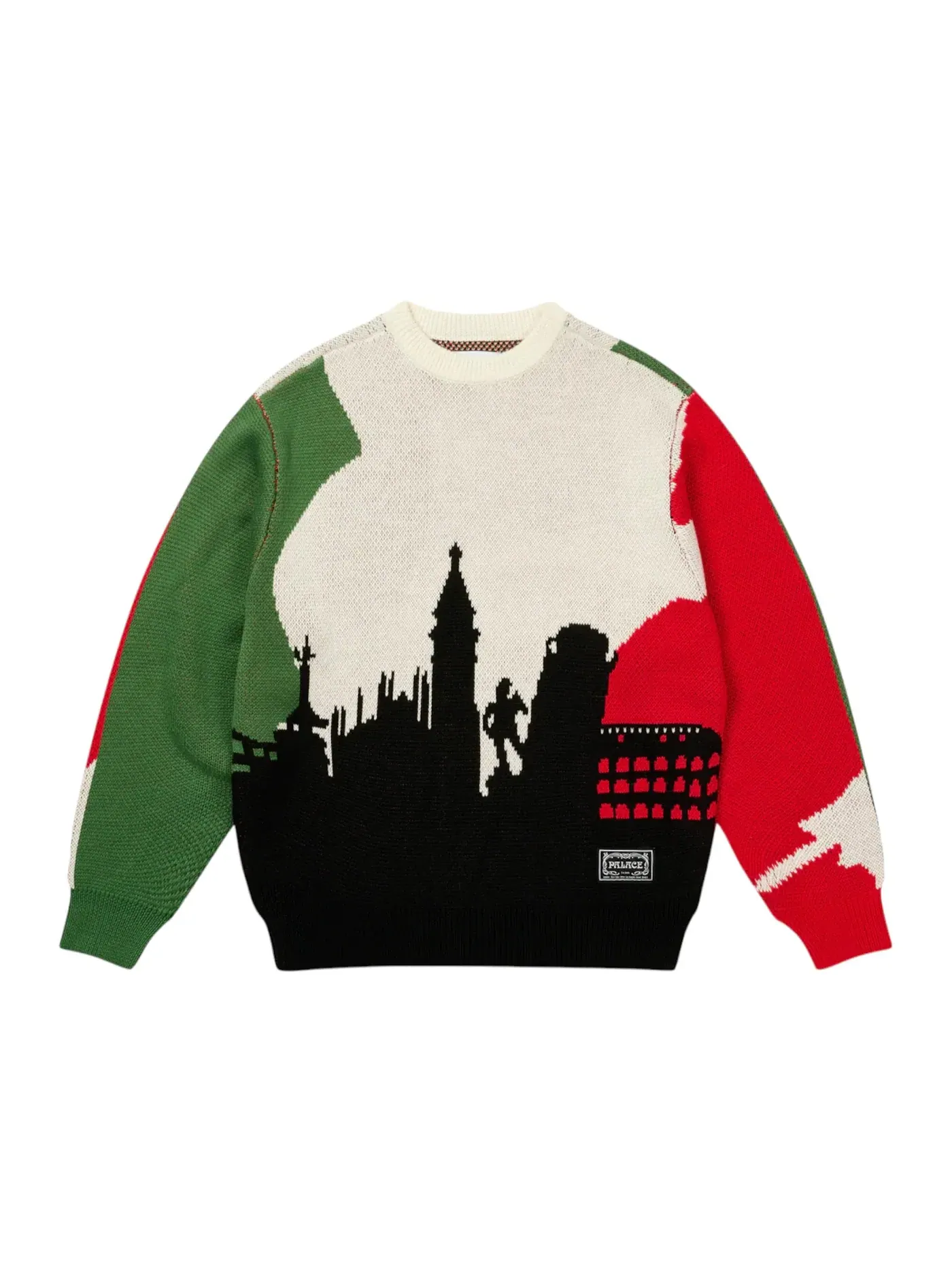 Мужской свитер из трикотажа с принтом Palace Knit — изображение 1 из 2, итальянский