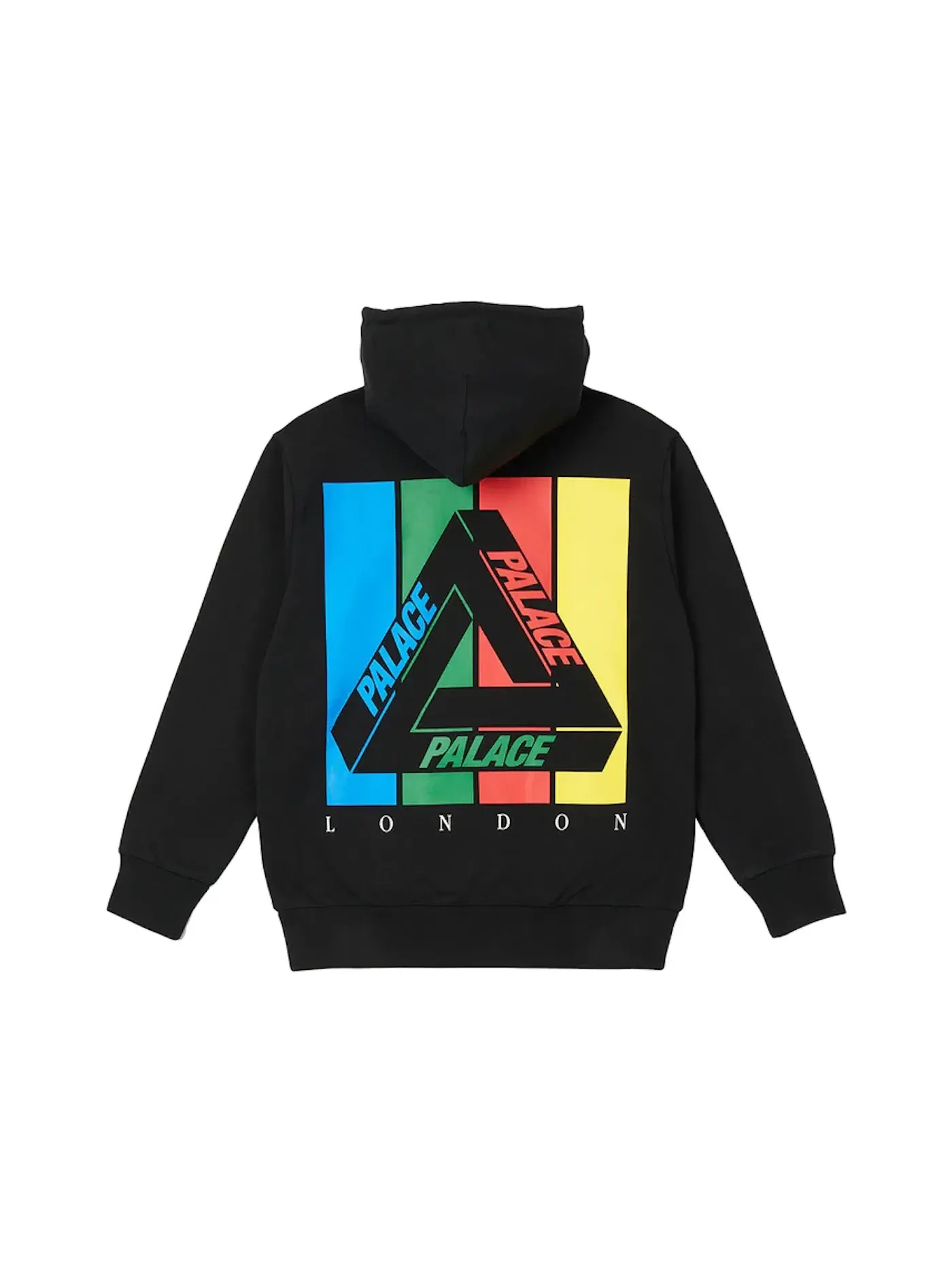 Мужской худи с принтом Palace Hood — изображение 1 из 2, черный