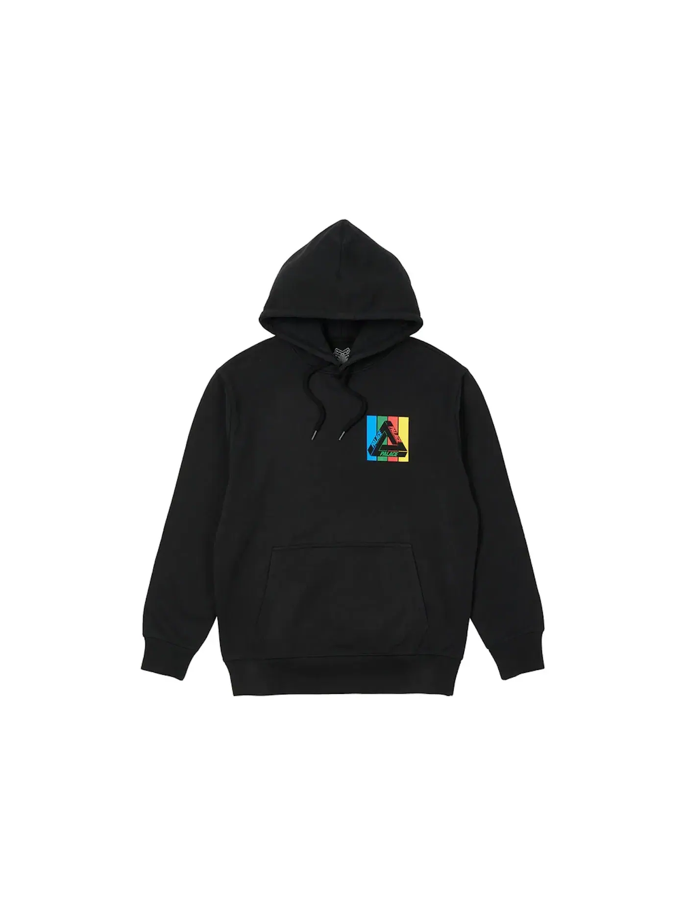 Мужской худи с принтом Palace Hood — изображение 2 из 2, черный