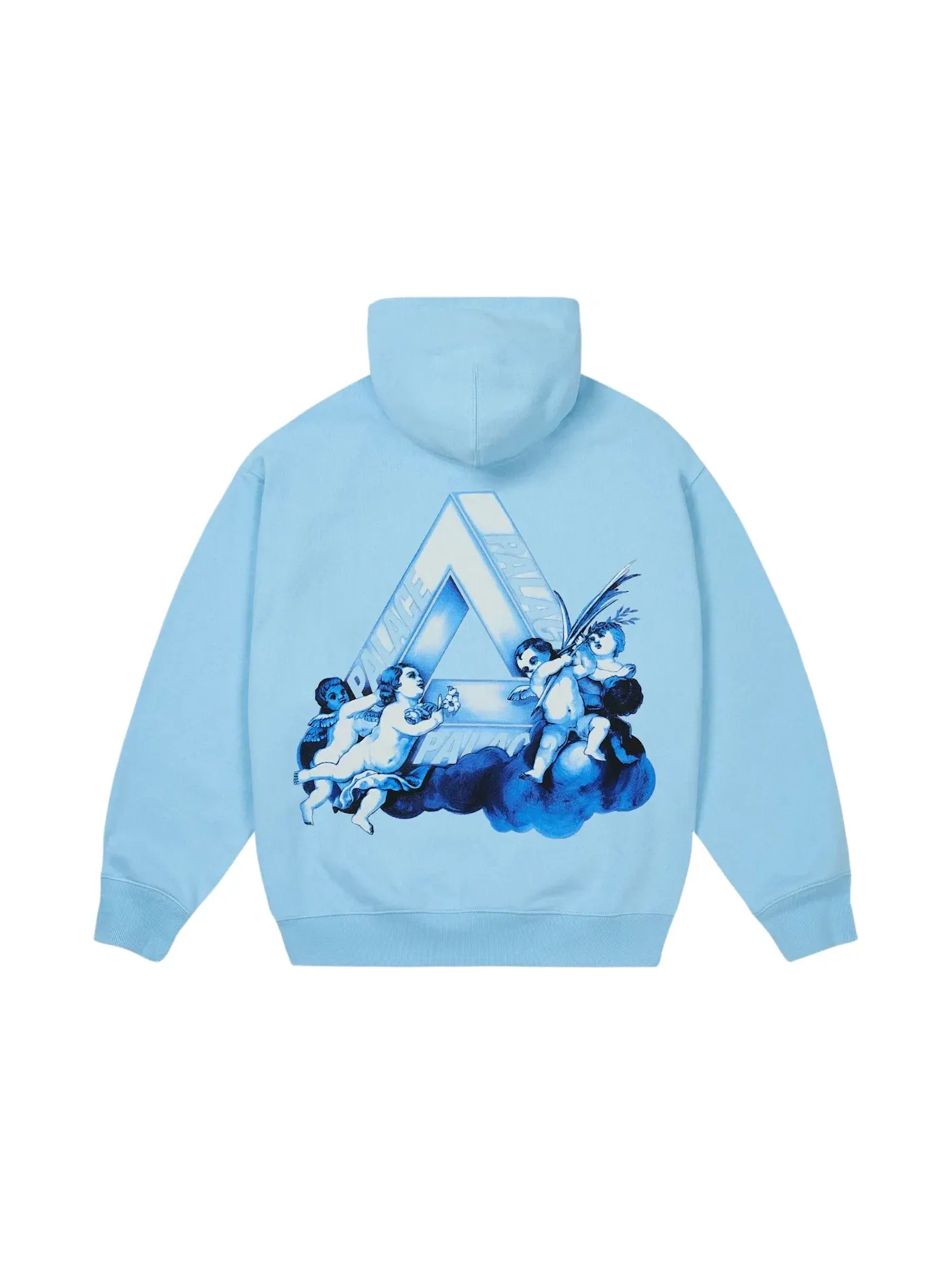 Мужская худи с принтом Palace Hood — изображение 1 из 2, синий