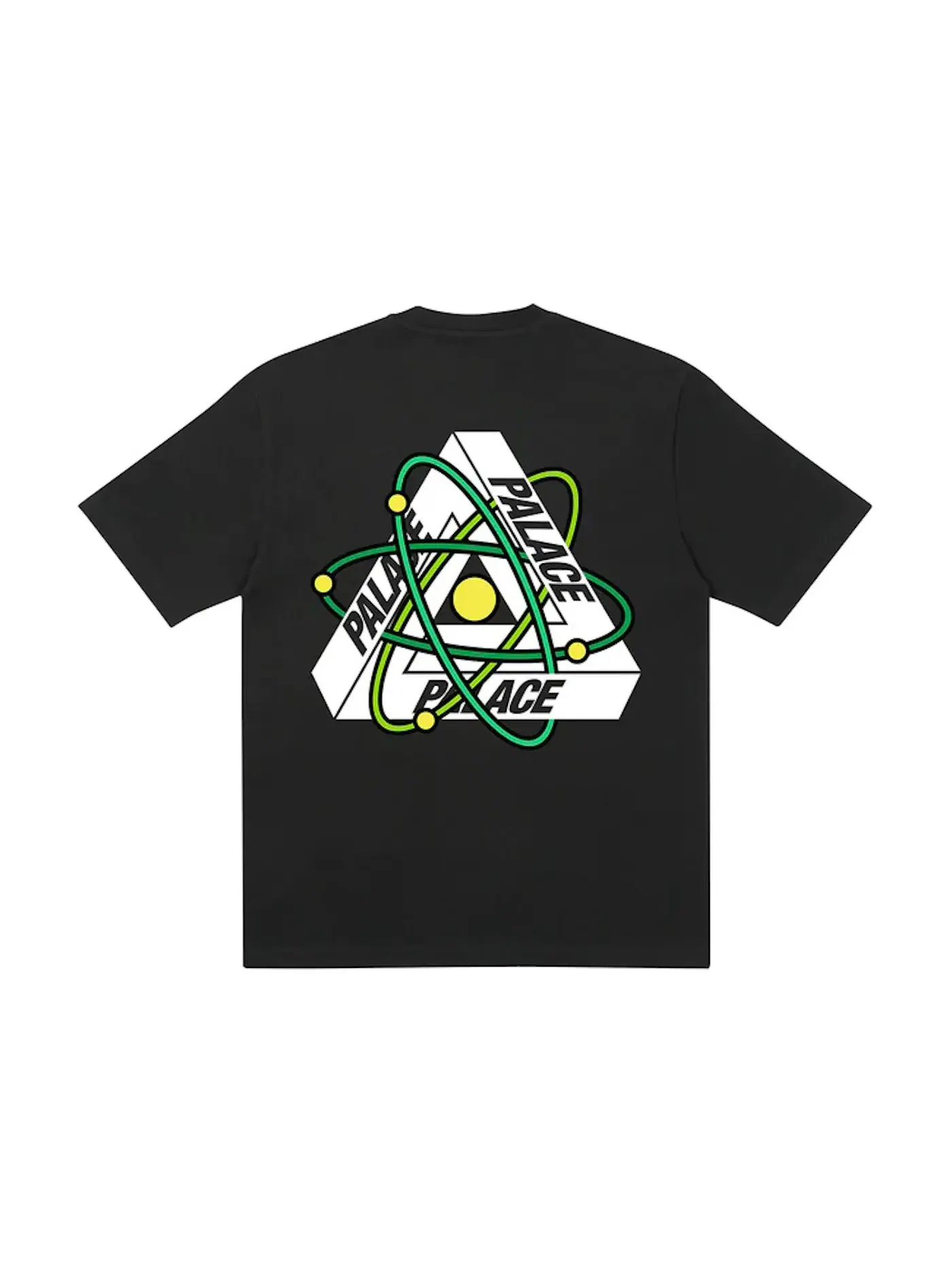 Мужская футболка с принтом Palace Tri-Atom T-shirt — изображение 1 из 2, черный