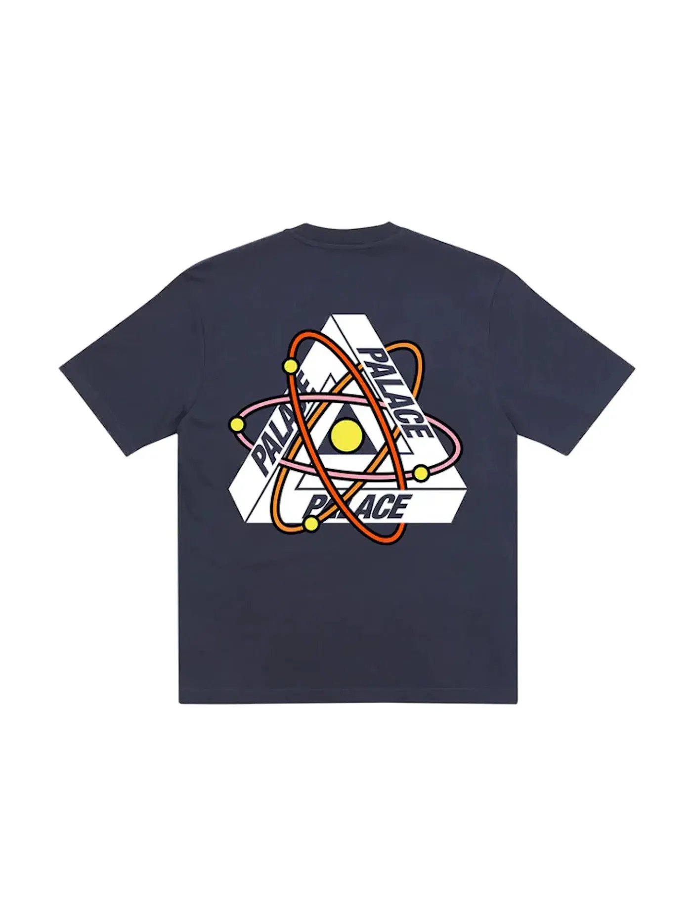 Мужская футболка с принтом Palace Tri-Atom T-shirt — изображение 1 из 2, темно-синий