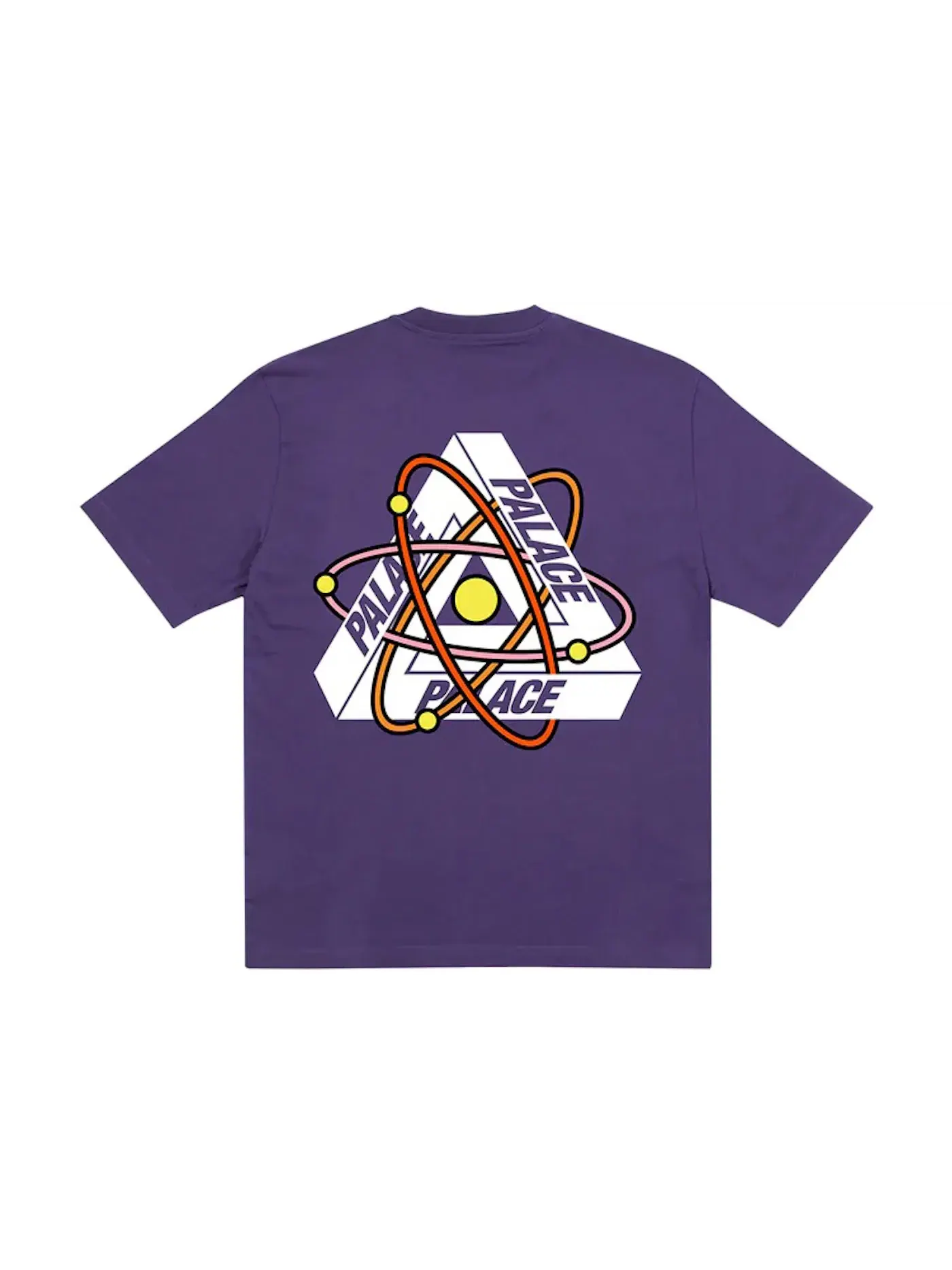 Мужская футболка с принтом Palace Tri-Atom T-shirt — изображение 1 из 2, фиолетовый