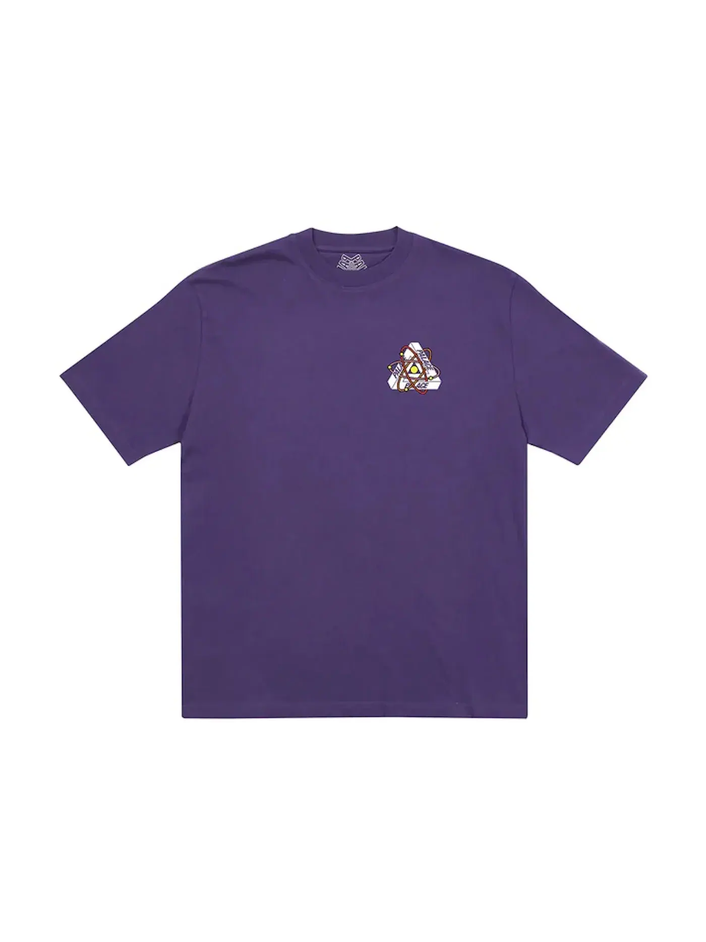 Мужская футболка с принтом Palace Tri-Atom T-shirt — изображение 2 из 2, фиолетовый