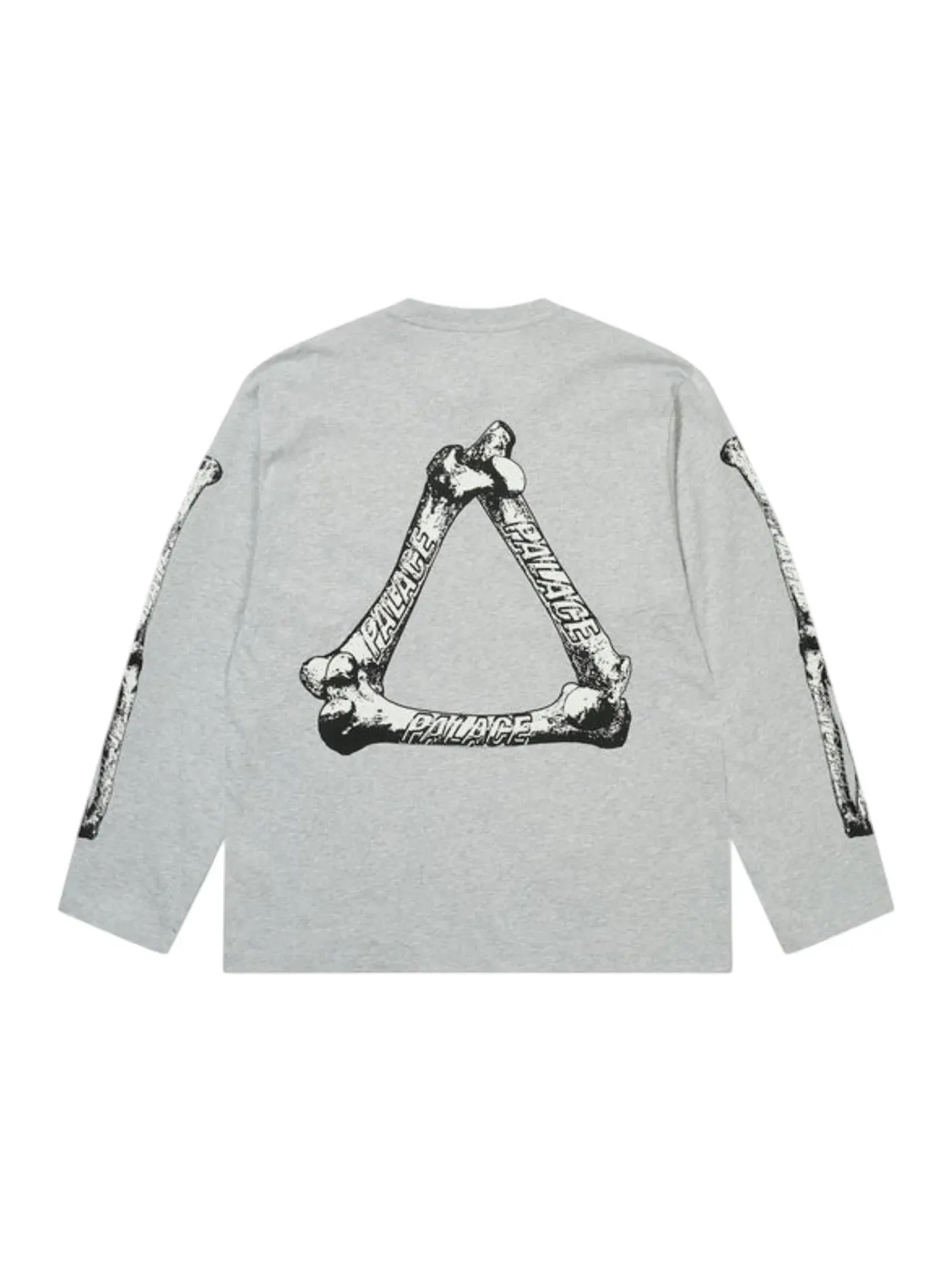 Мужская футболка с длинным рукавом с принтом Palace Longsleeve — изображение 1 из 2, серый