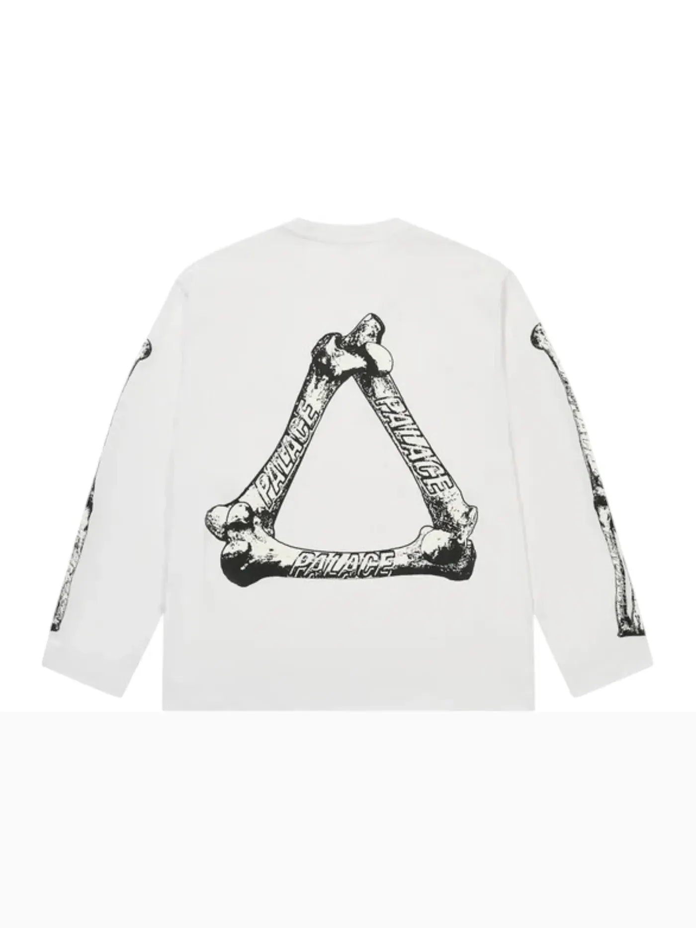 Мужская футболка с длинным рукавом с принтом Palace Longsleeve — изображение 1 из 2, белый