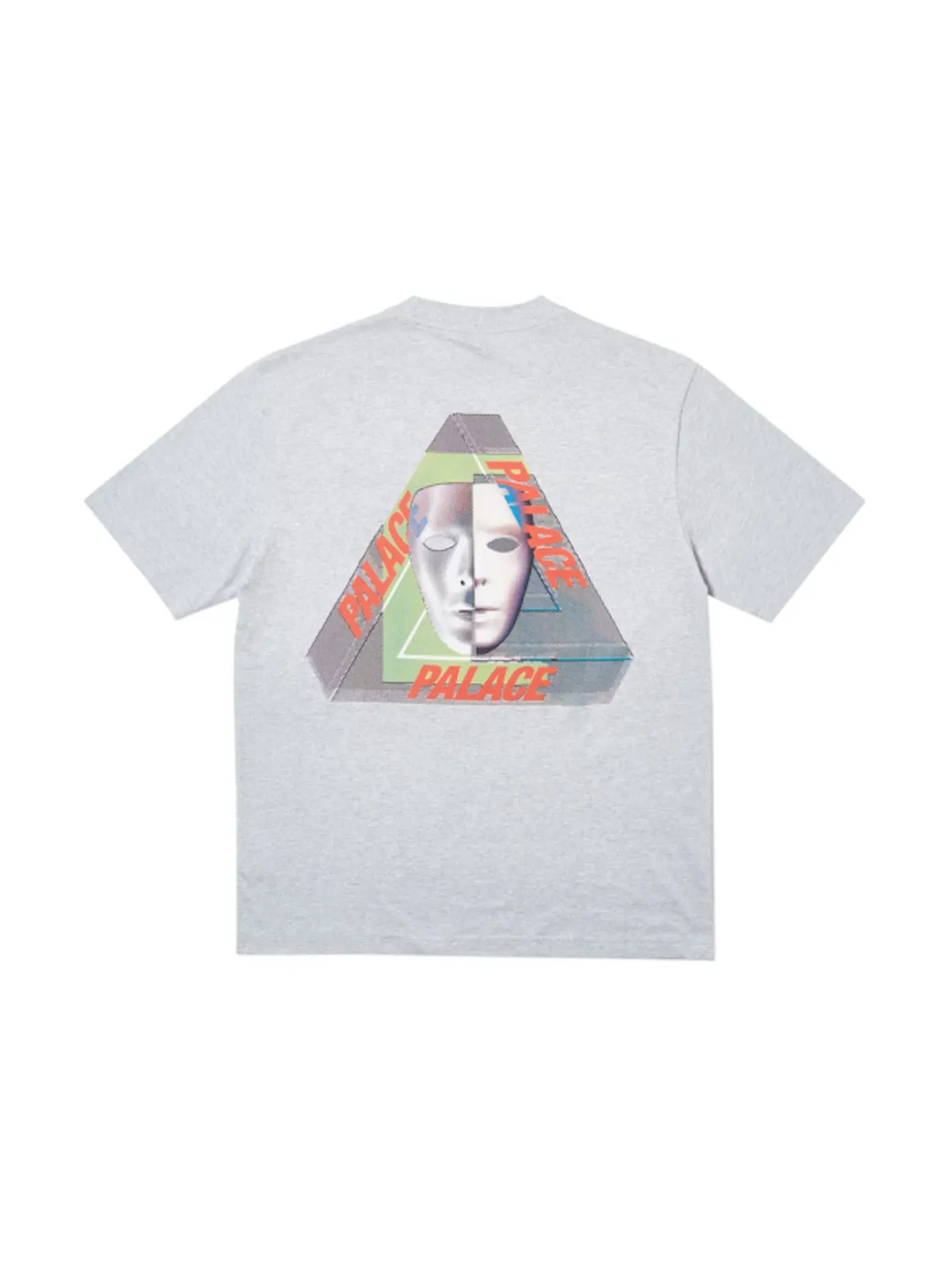 Мужская футболка с принтом Palace T-Shirt — изображение 2 из 2, серый