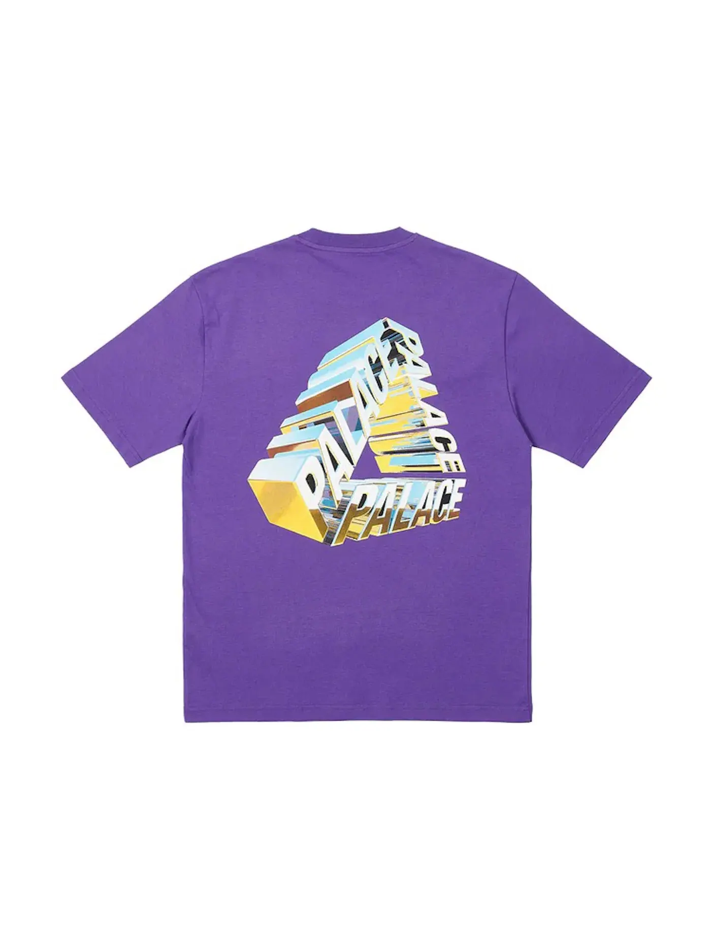 Мужская футболка с принтом Palace T-shirt — изображение 1 из 2, фиолетовый