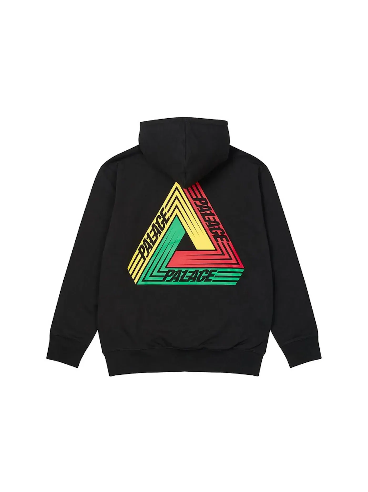 Мужская худи с принтом Palace Hood — изображение 1 из 2, черный