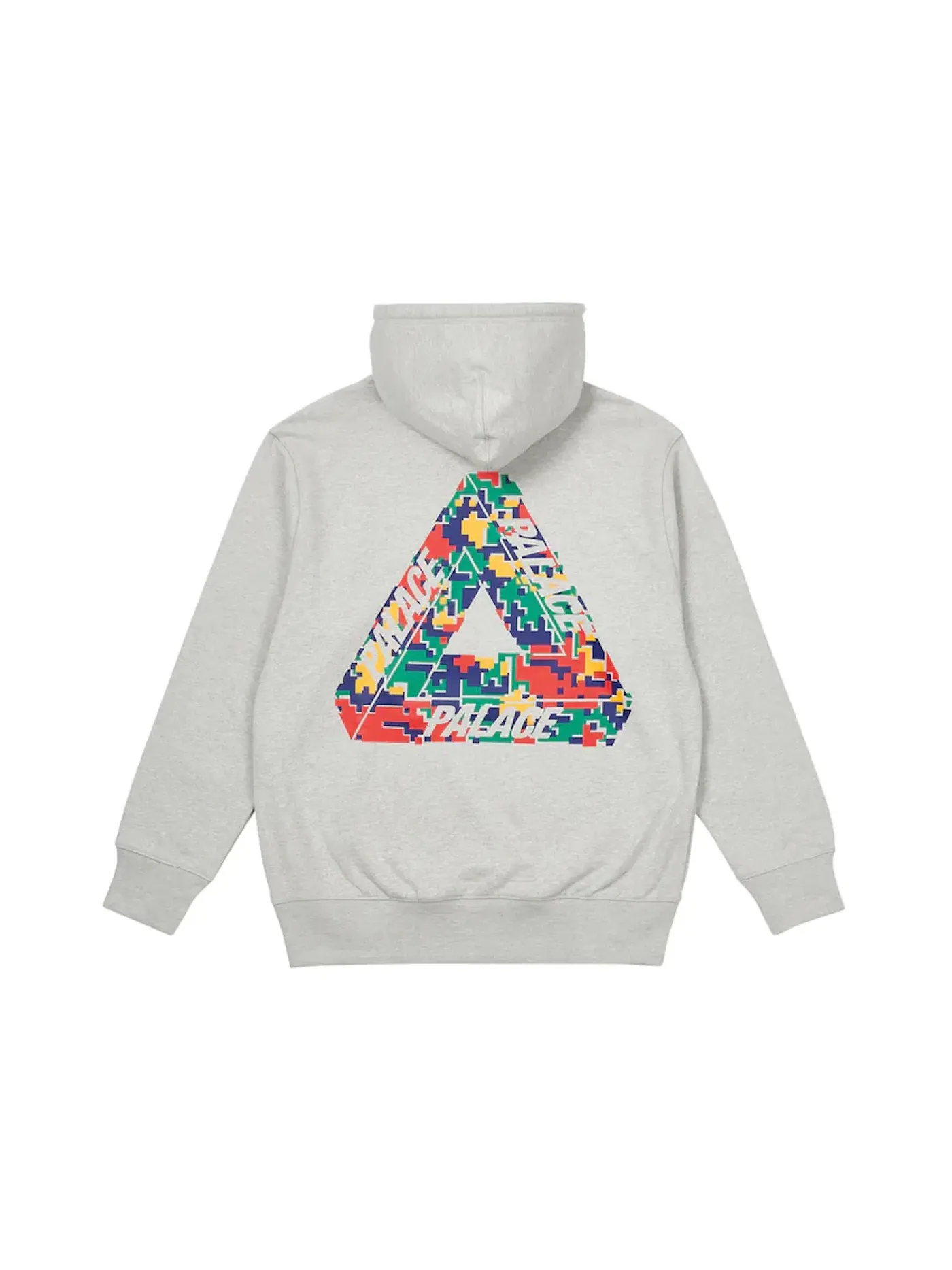Мужская худи с принтом Palace Hood — изображение 1 из 2, серый