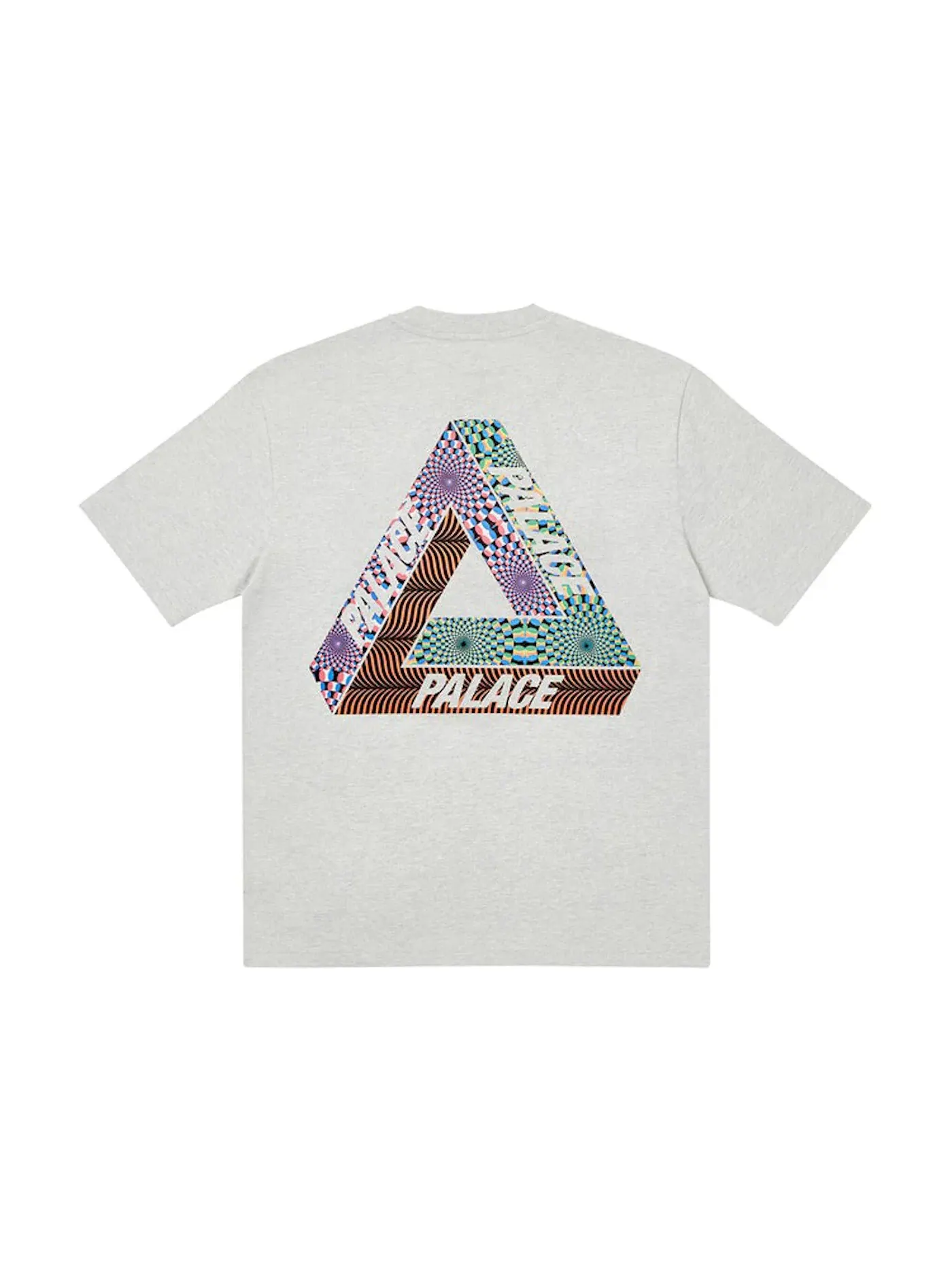 Мужская футболка с принтом Palace Tri-Eye — изображение 1 из 2, серый