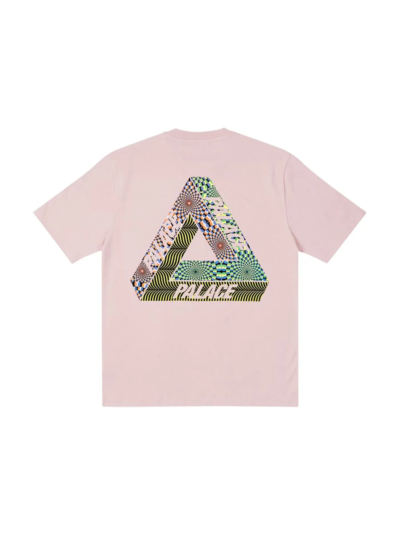Мужская футболка с принтом Palace T-shirt — изображение 1 из 2, розовый