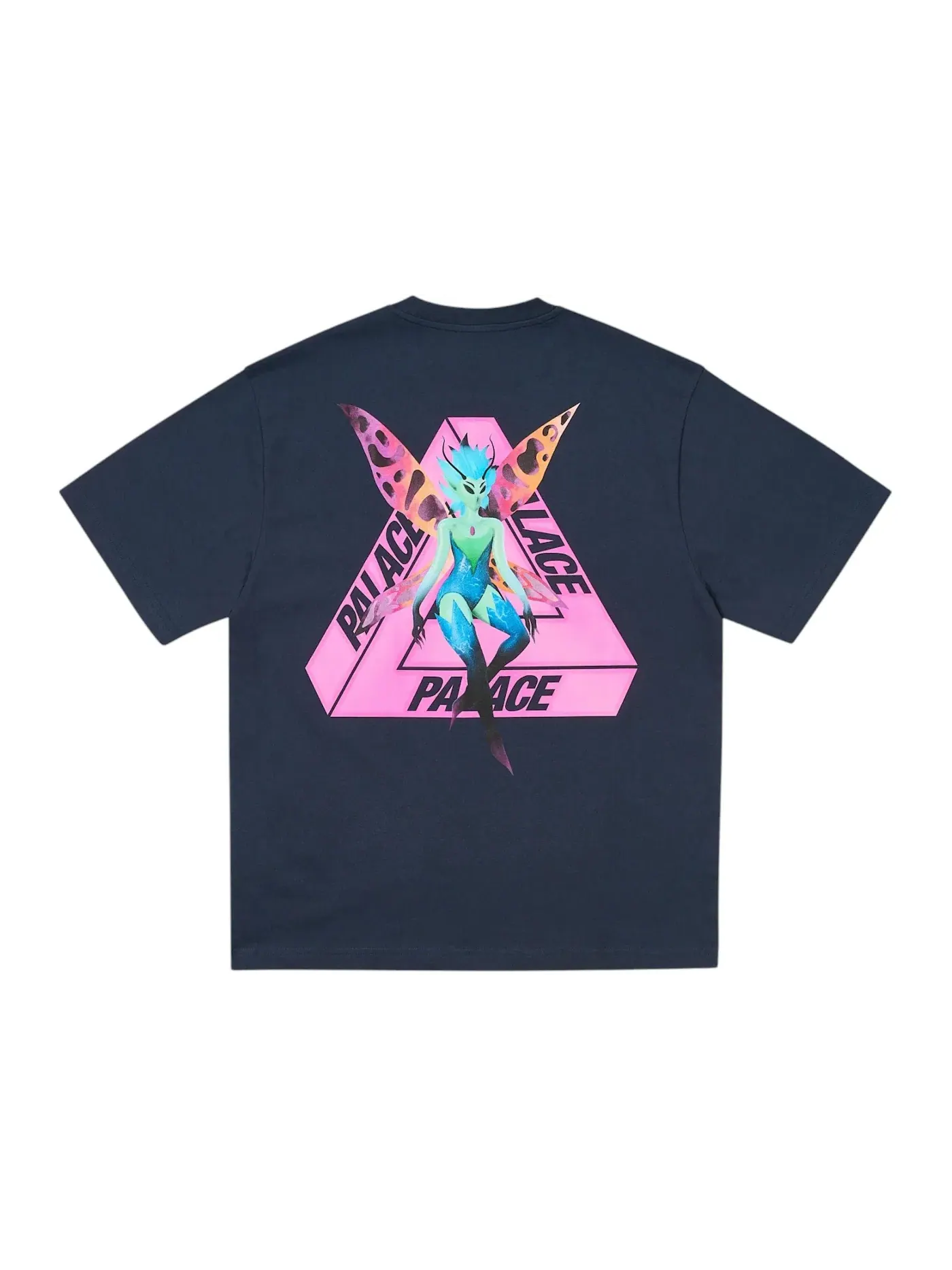 Мужская футболка с принтом Palace Tri Fairy T-Shirt Navy — изображение 1 из 2