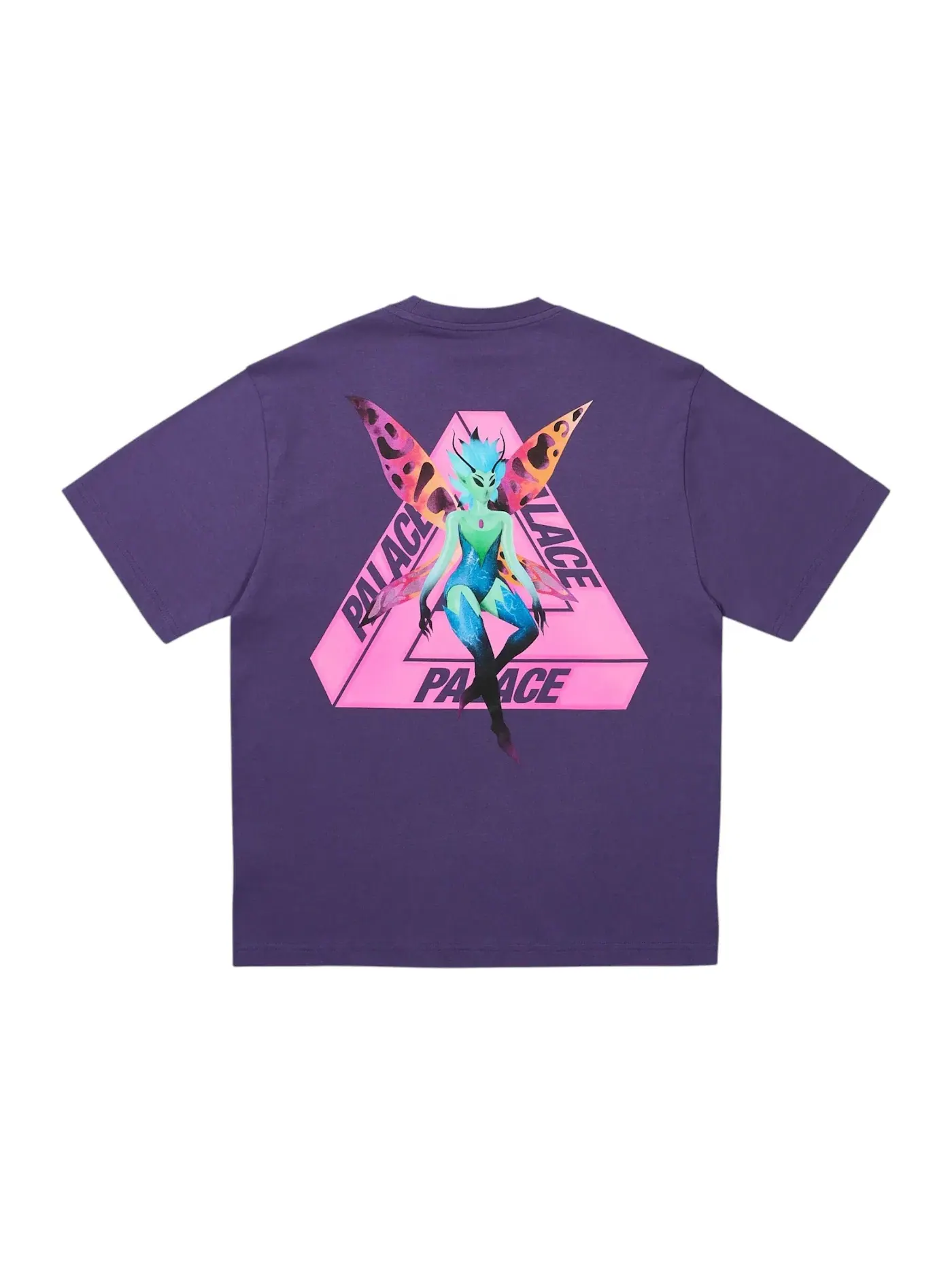 Мужская футболка с принтом Palace T-Shirt, Purp — изображение 1 из 2