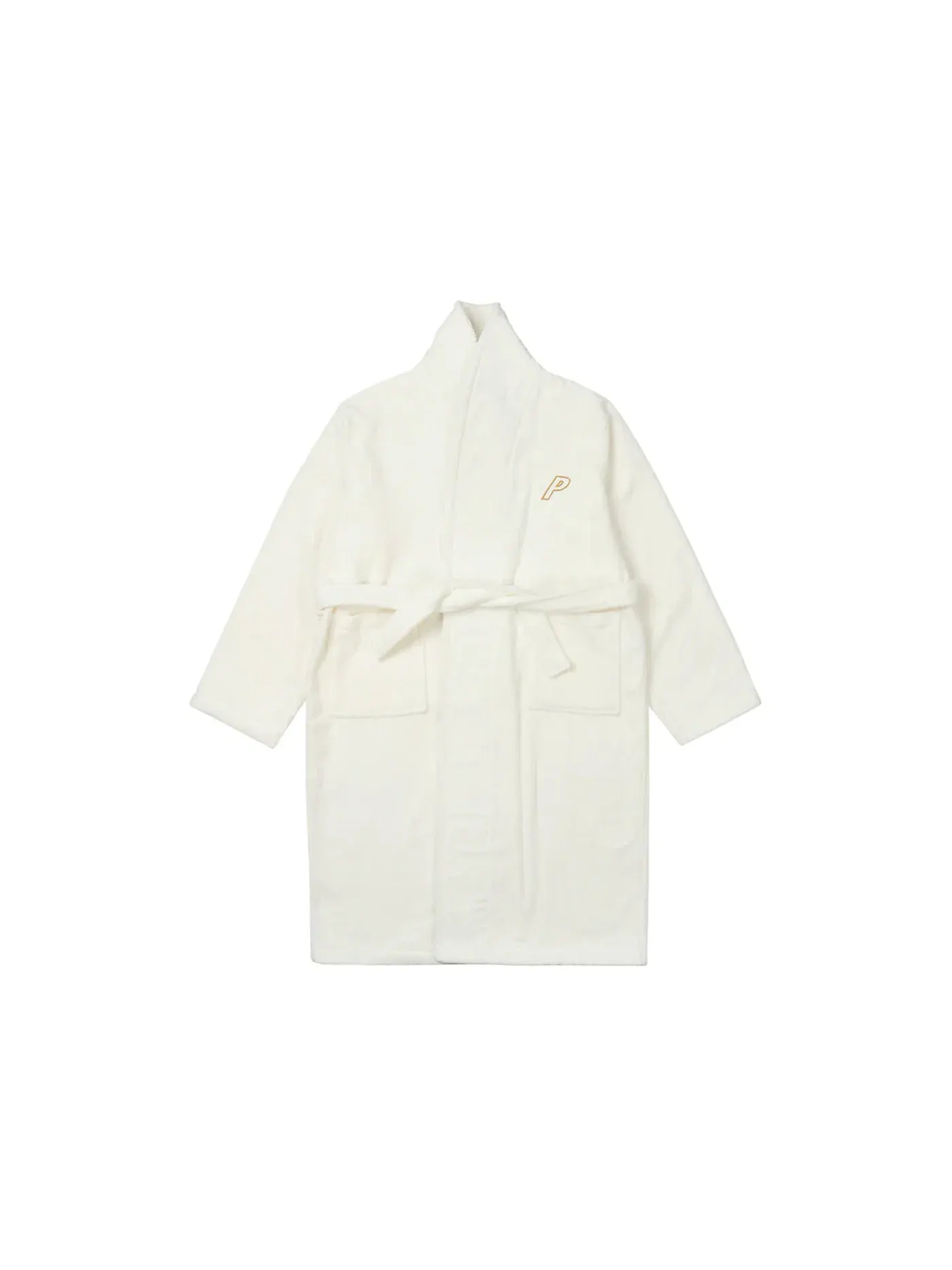 Мужской халат с принтом Palace Tri-Ferg Bathrobe Palace — изображение 1 из 2, белый